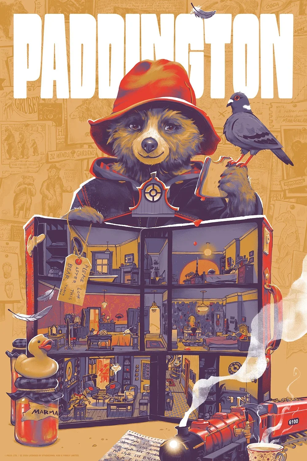 Official Licensed Paddington Poster for Studio Canal & CODA