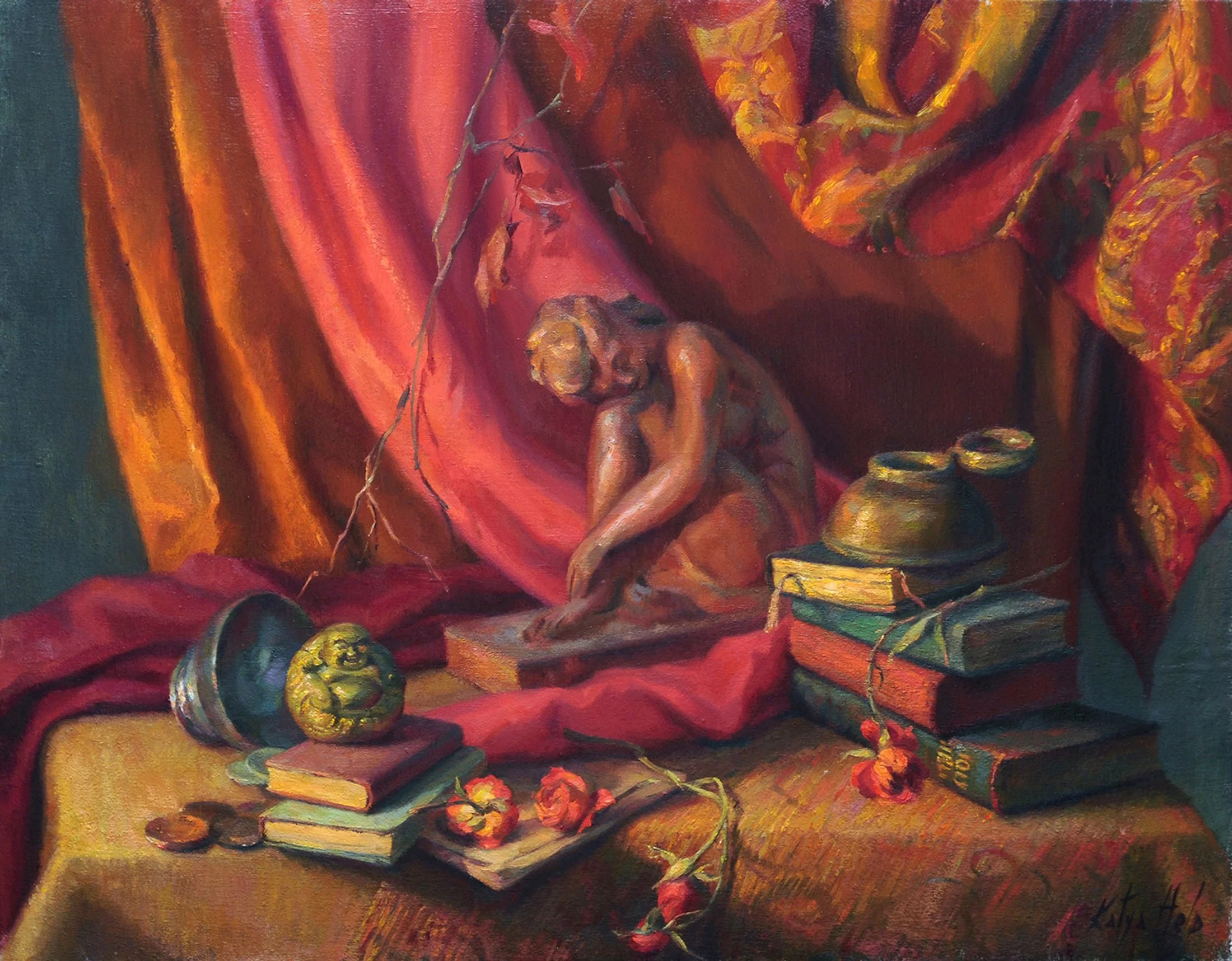 Laughing Buddha. 2016
Oil on linen
22 x 28 in (56 x 71 cm)