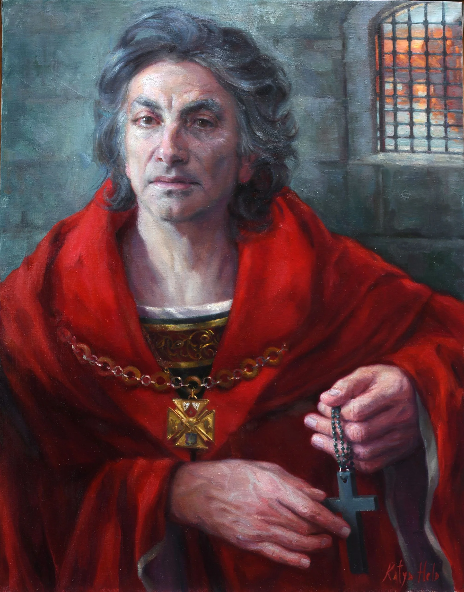 I Used to Rule the World. 2017
Oil on linen
28 x 22 in (71.1 x 55.9 cm)