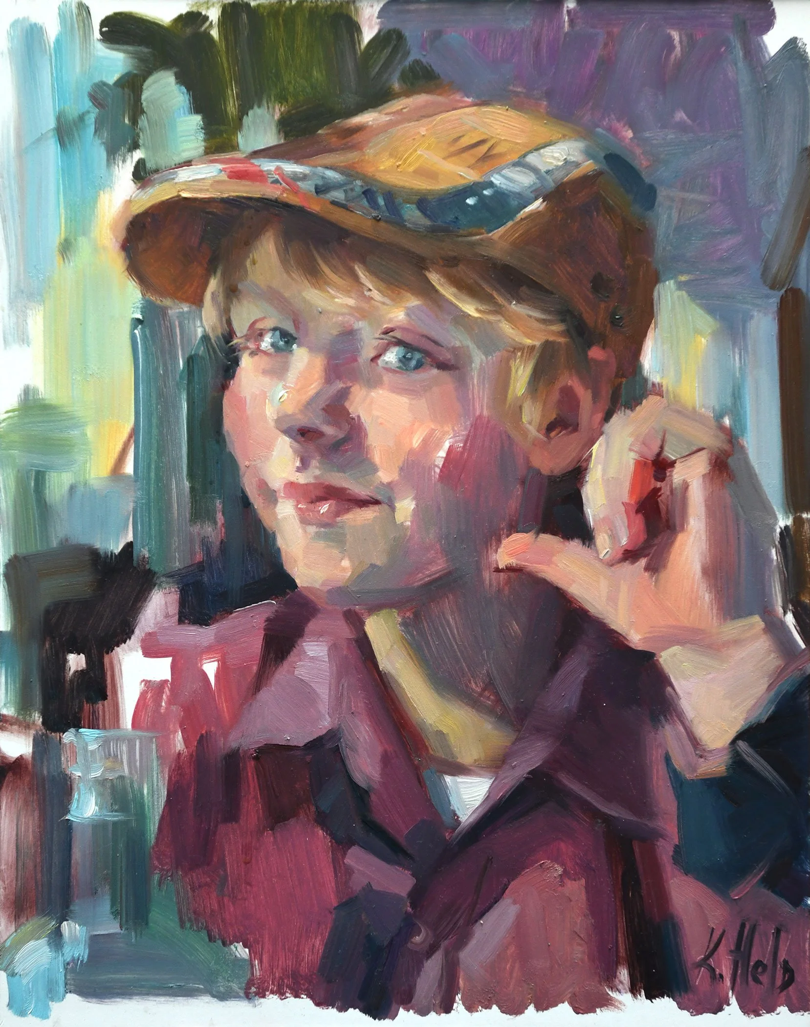 The Captains Grandson. 2026
Oil on panel
20 x 16 in (50.8 x 40.6 cm)
