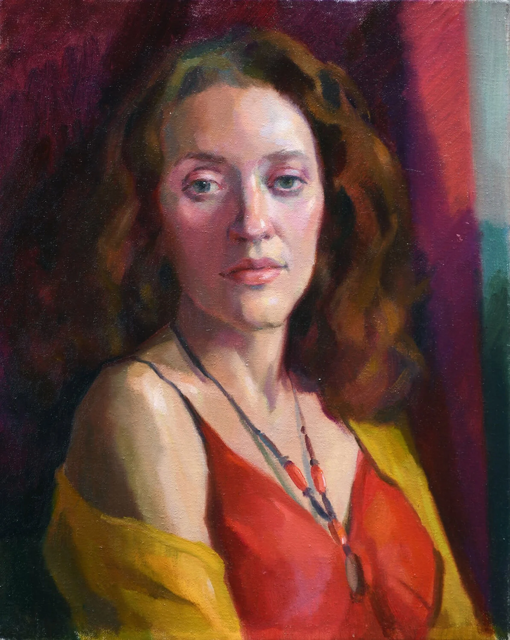 Svetlana. 2013
Oil on linen
20 x 16 in (50.8 x 40.6 cm)