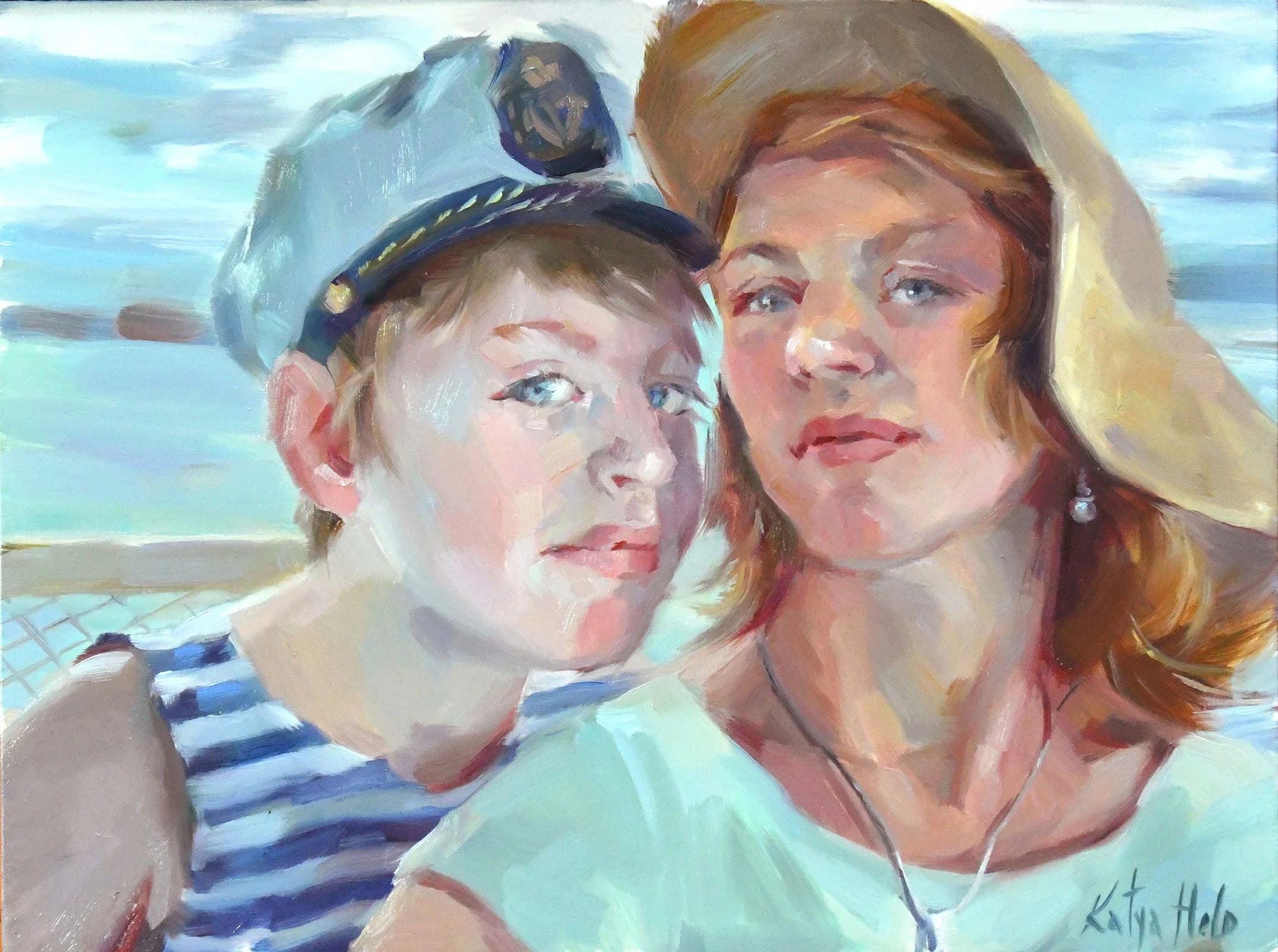 Mon Capitaine. 2025
Oil on canvas
16 x 20  in (40.6 cm x 50.8 cm )