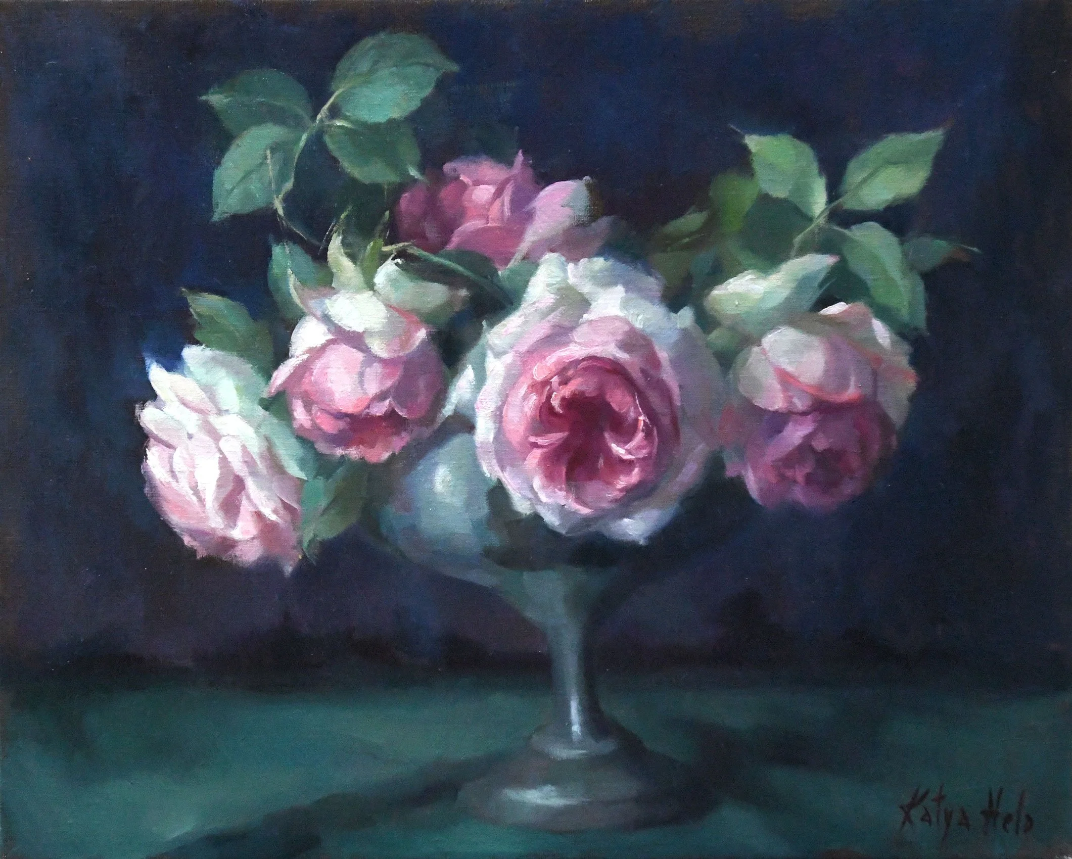 English Bouguet. 2024
Oil on linen
16 x 20 in 40.6 x (50.8 cm )