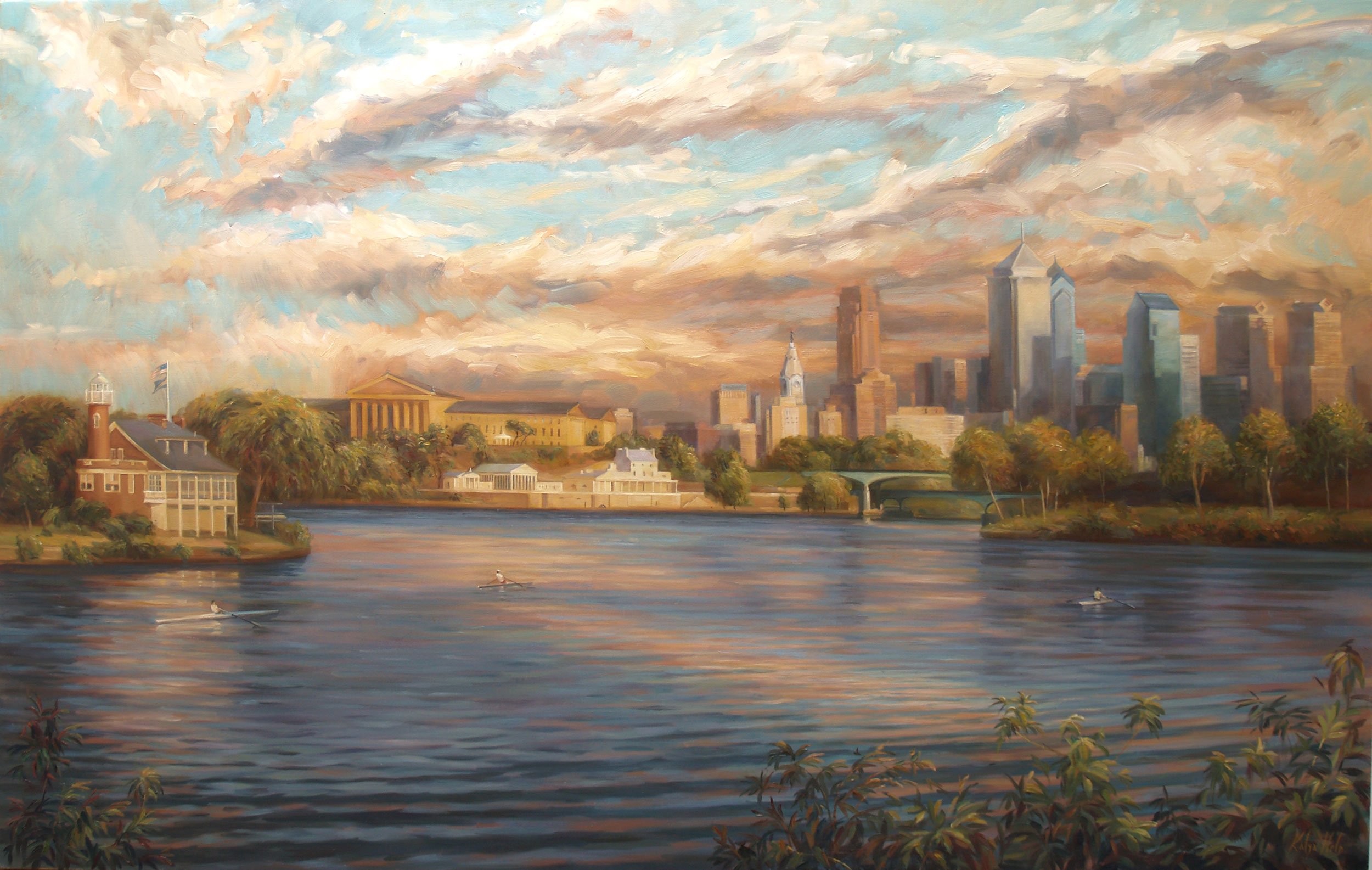 KatyaHeldEveningCloudsoverSchuylkillRiverPhiladelphiaSkyline.jpg