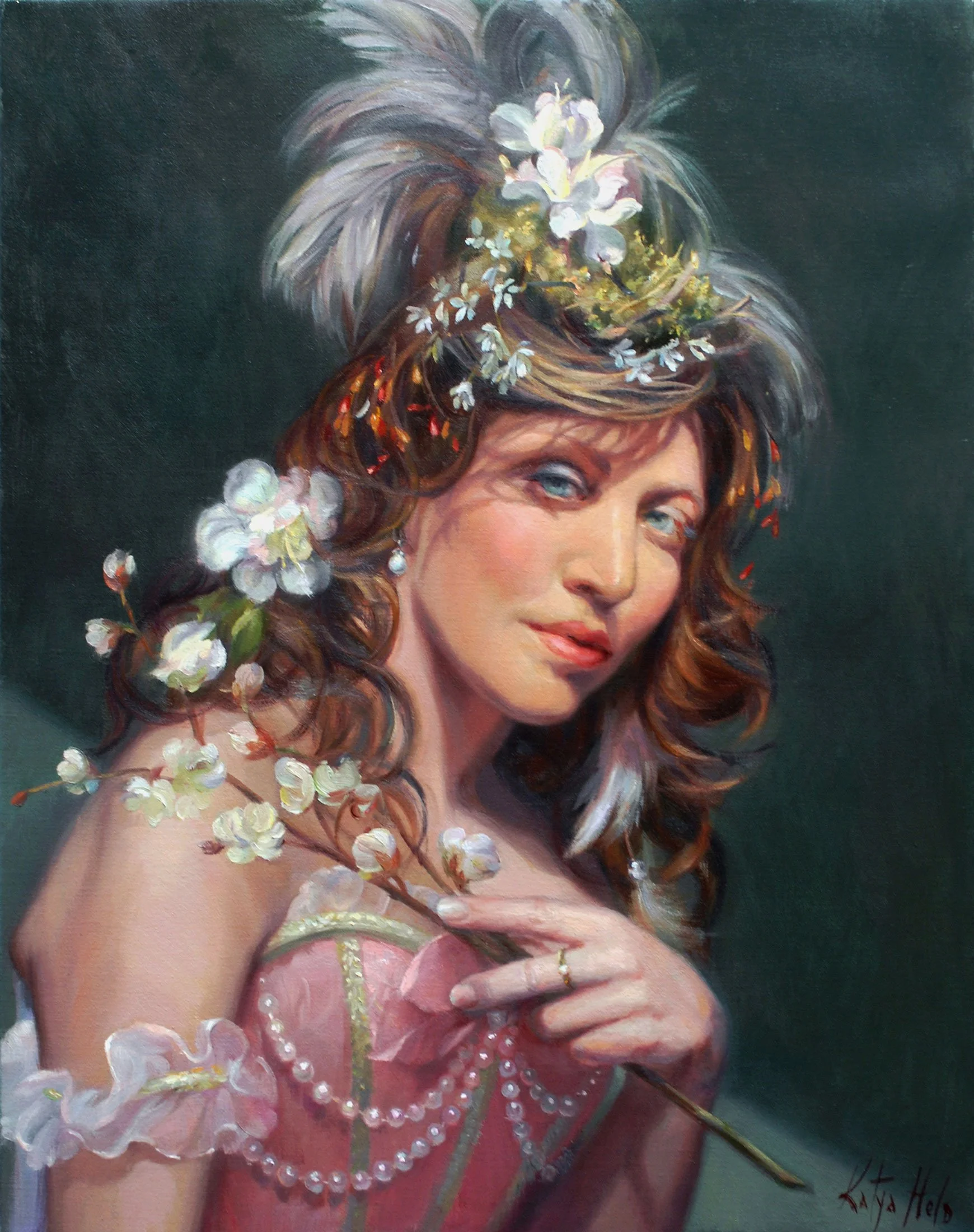 Spring. Series "Four Seasons". 2015
Oil on linen
28 x 22 in (71.1 x 55.9 cm)