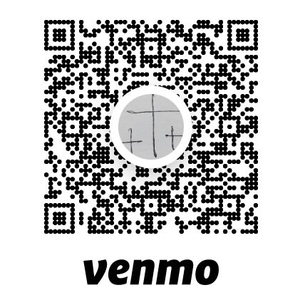QR code to Golgotha Ministry's Venmo.