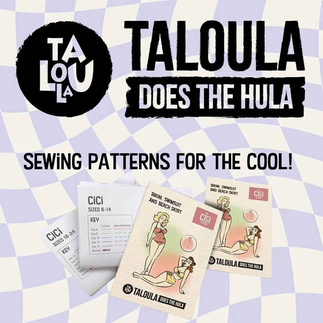 Taloula does the hula is a brand built by Tilly, seamstress, teacher and all round cool chick.  Something we want to start doing is teaching you how to get round sewing skills that you find tricky or just out right avoid. Whether it&rsquo;s working w