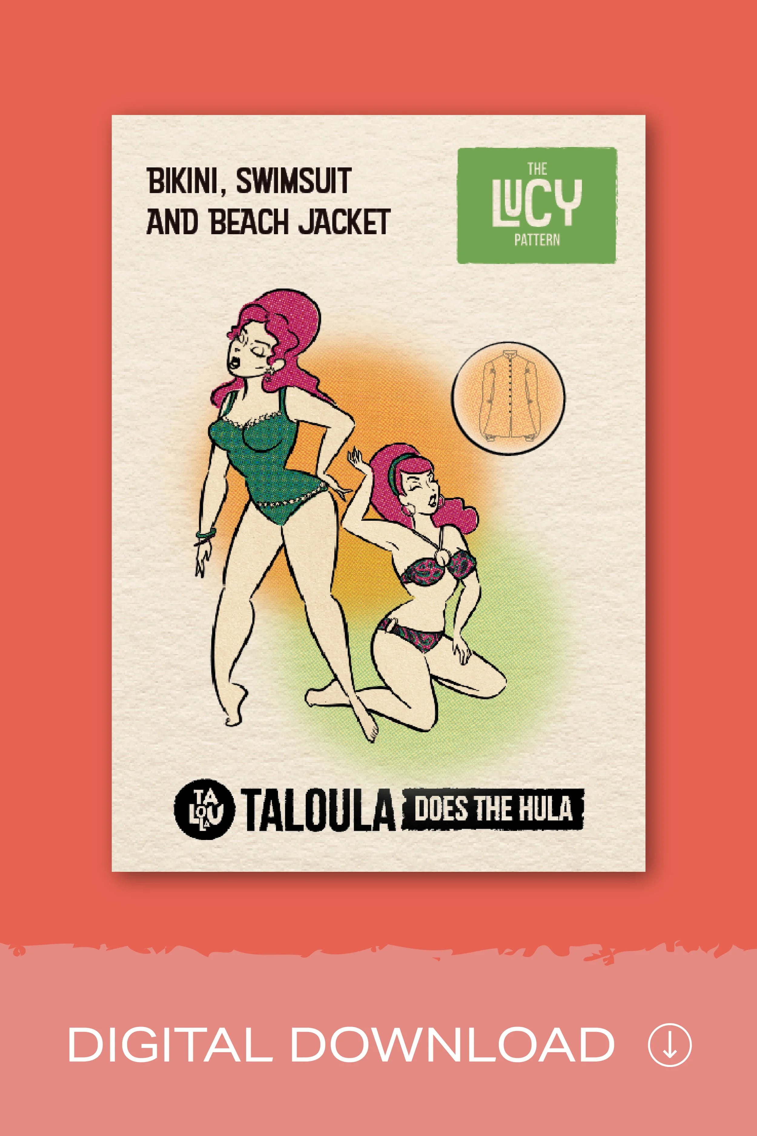 Lucy 60s Sewing Pattern (digital - size 16-24)