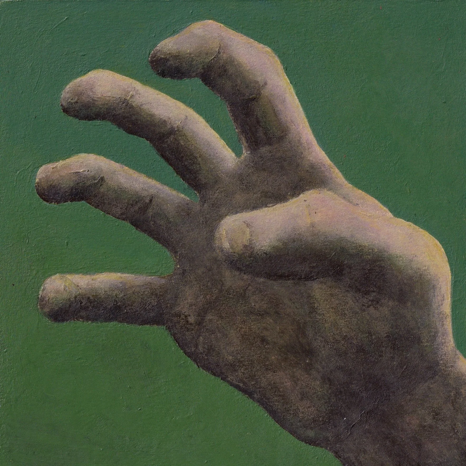 Acrylic Hand on Aluminum Panel