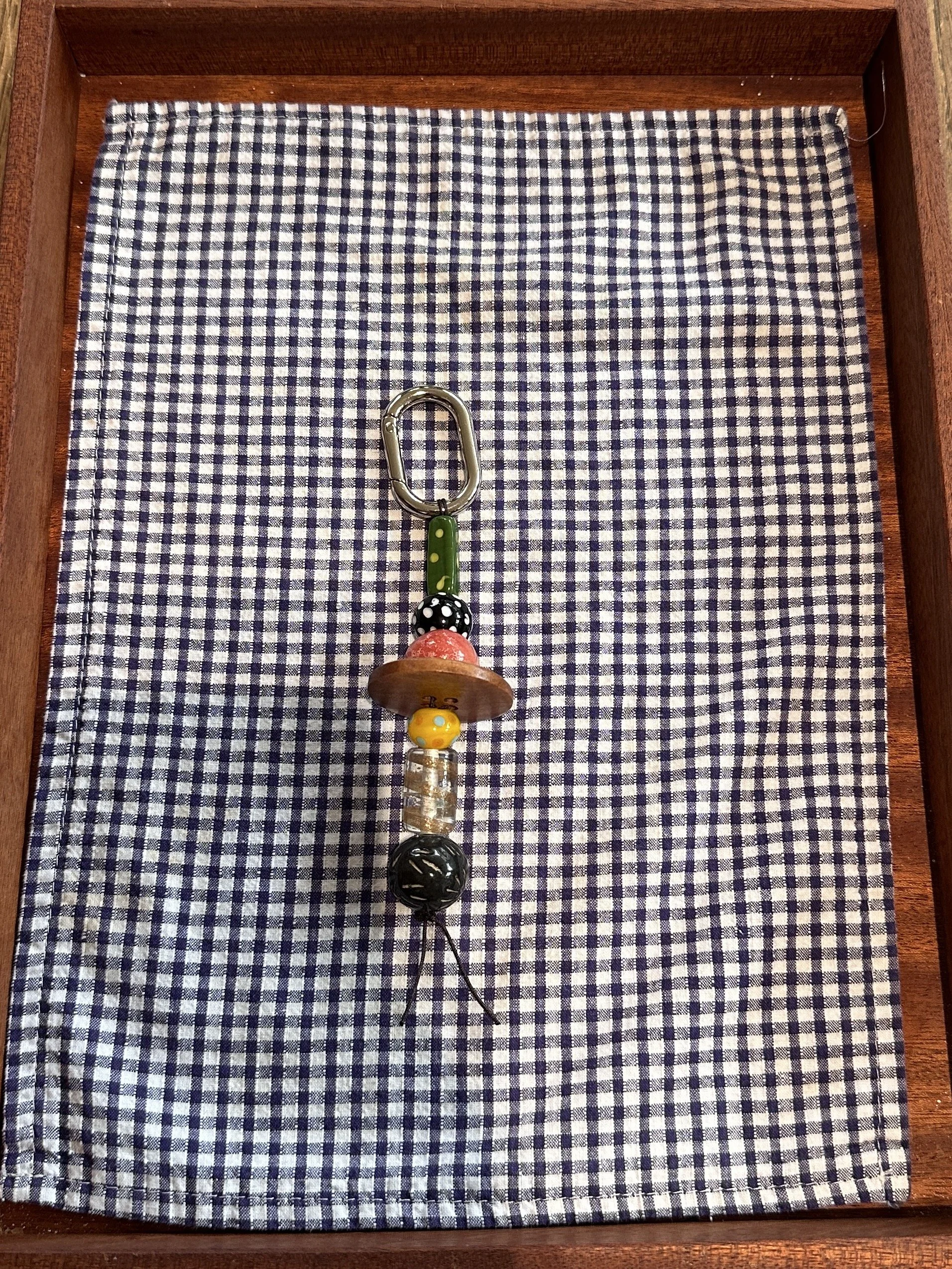 CANDY STACK 04 — Toffee Pop Beaded Bag Charm