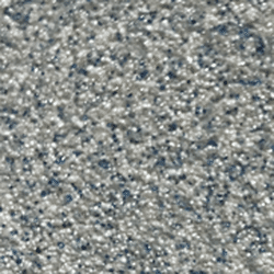 Close-up of metallic silver and blue glitter.