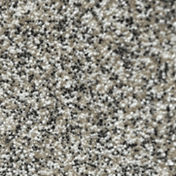 Close-up of a speckled beige and black textured surface, likely a type of carpet or fabric material.