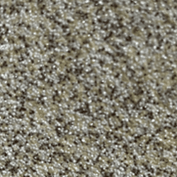 Close-up of small, shiny, metallic-colored beads or grit.