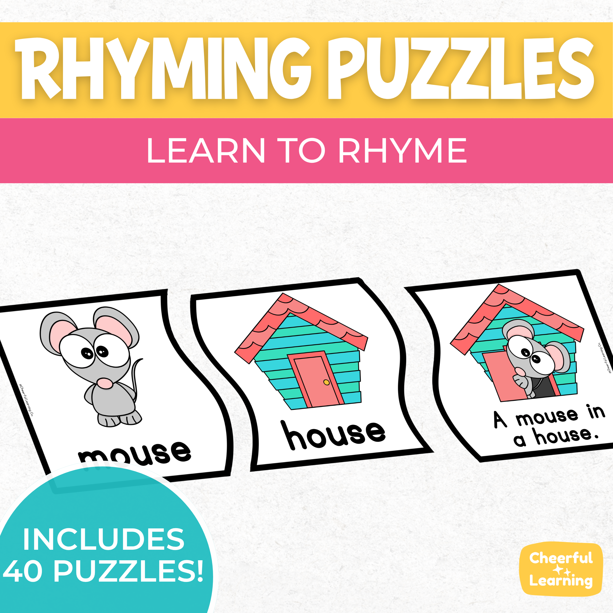 Rhyming Puzzle Match