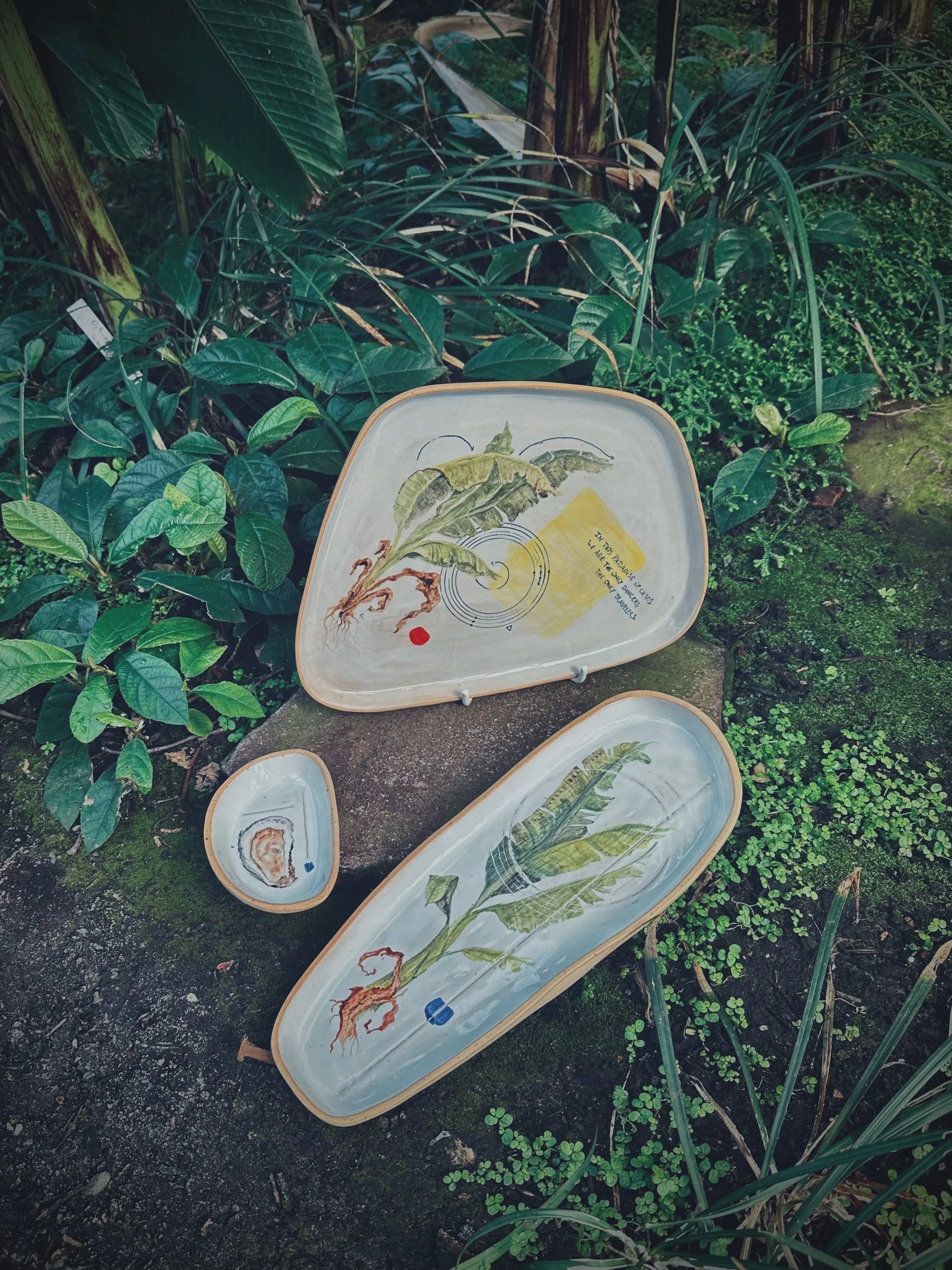 Lana Schneider ceramic plates