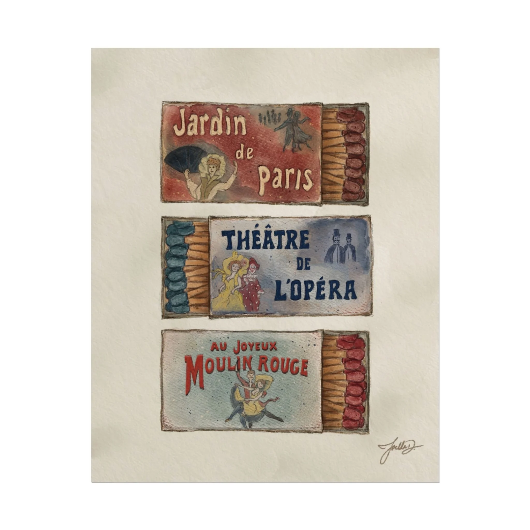 French Matchboxes