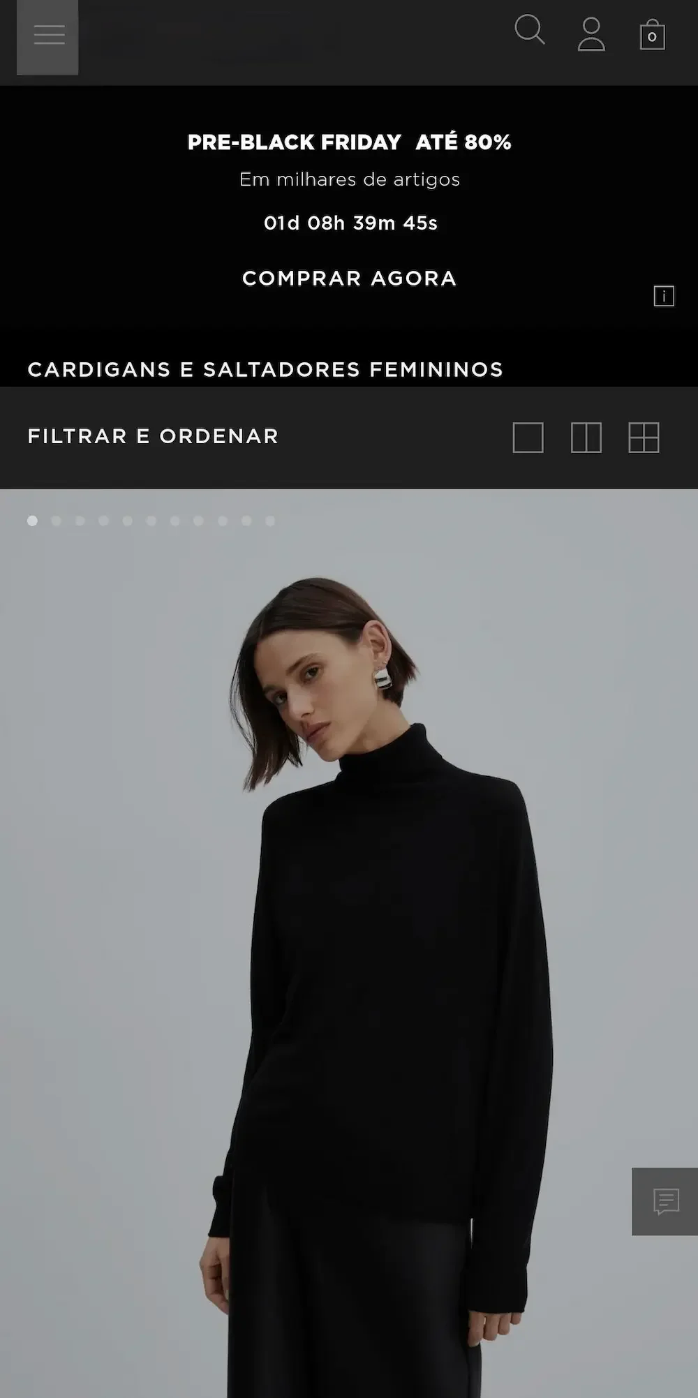 Screenshot of an online store that has a confusing literal translation.