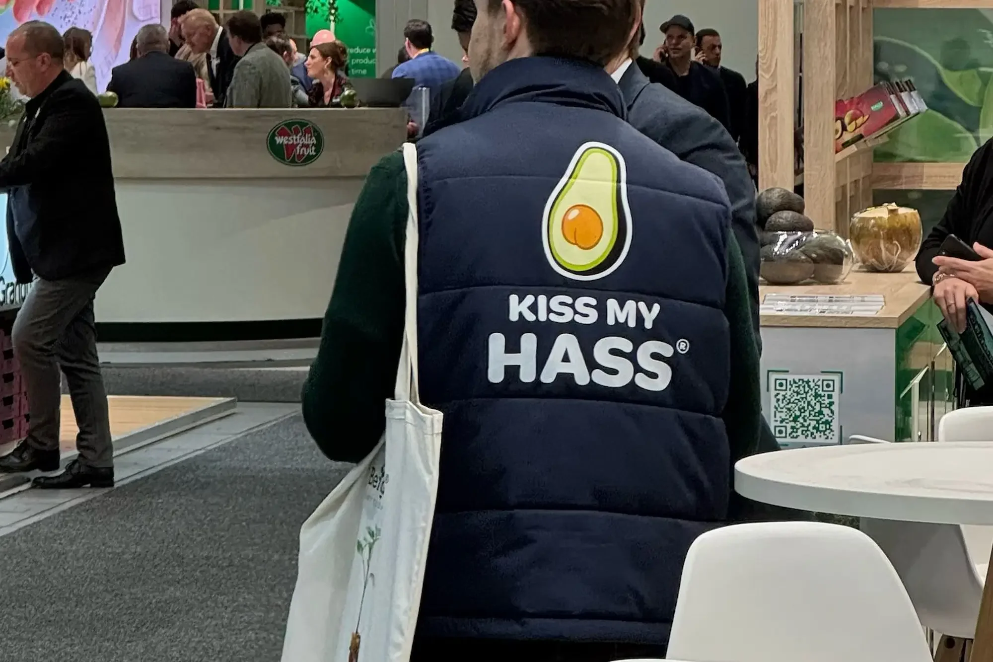 Playful avocado pun on clothing showcasing clever copywriting
