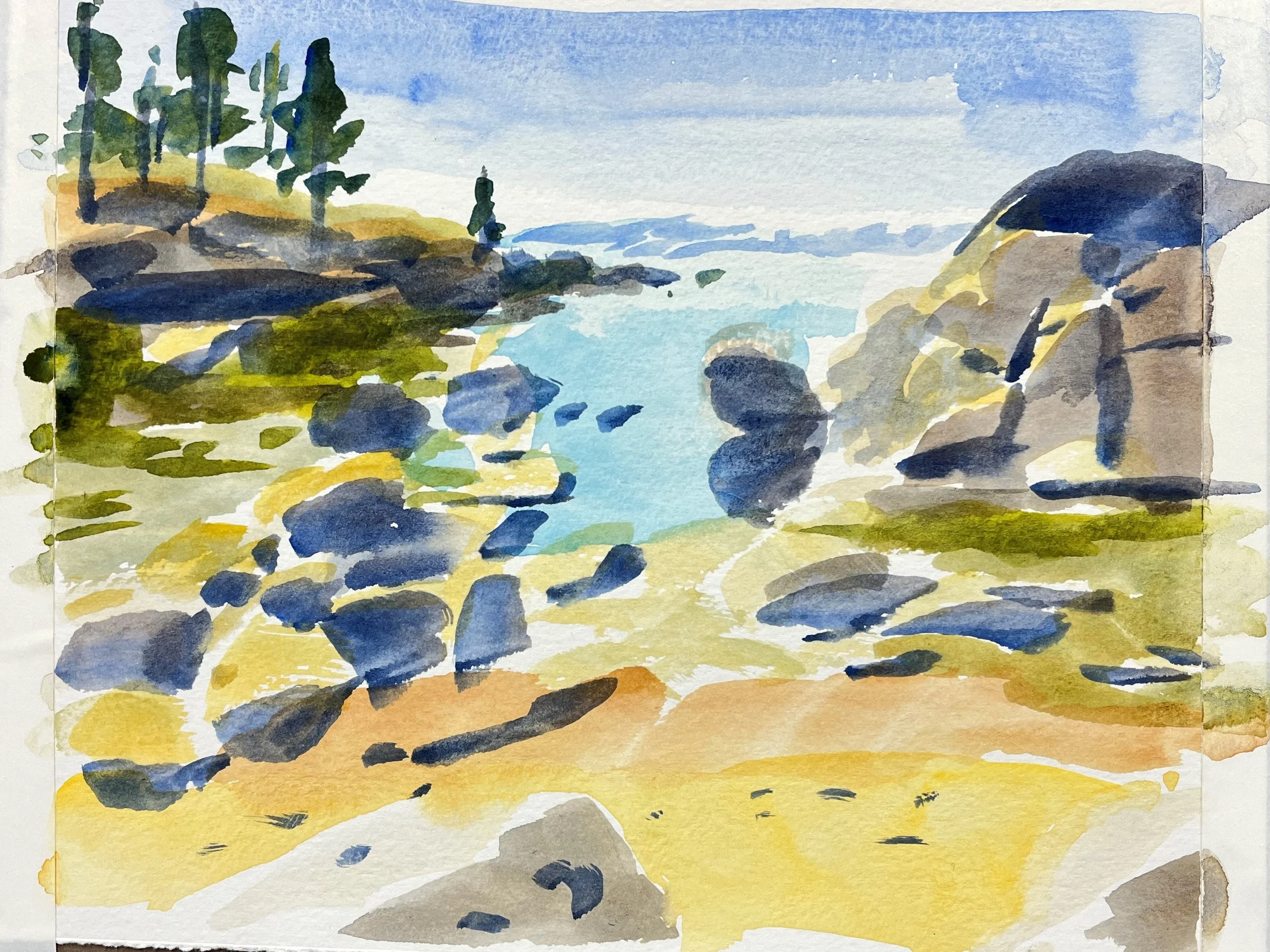 Example fo student watercolor