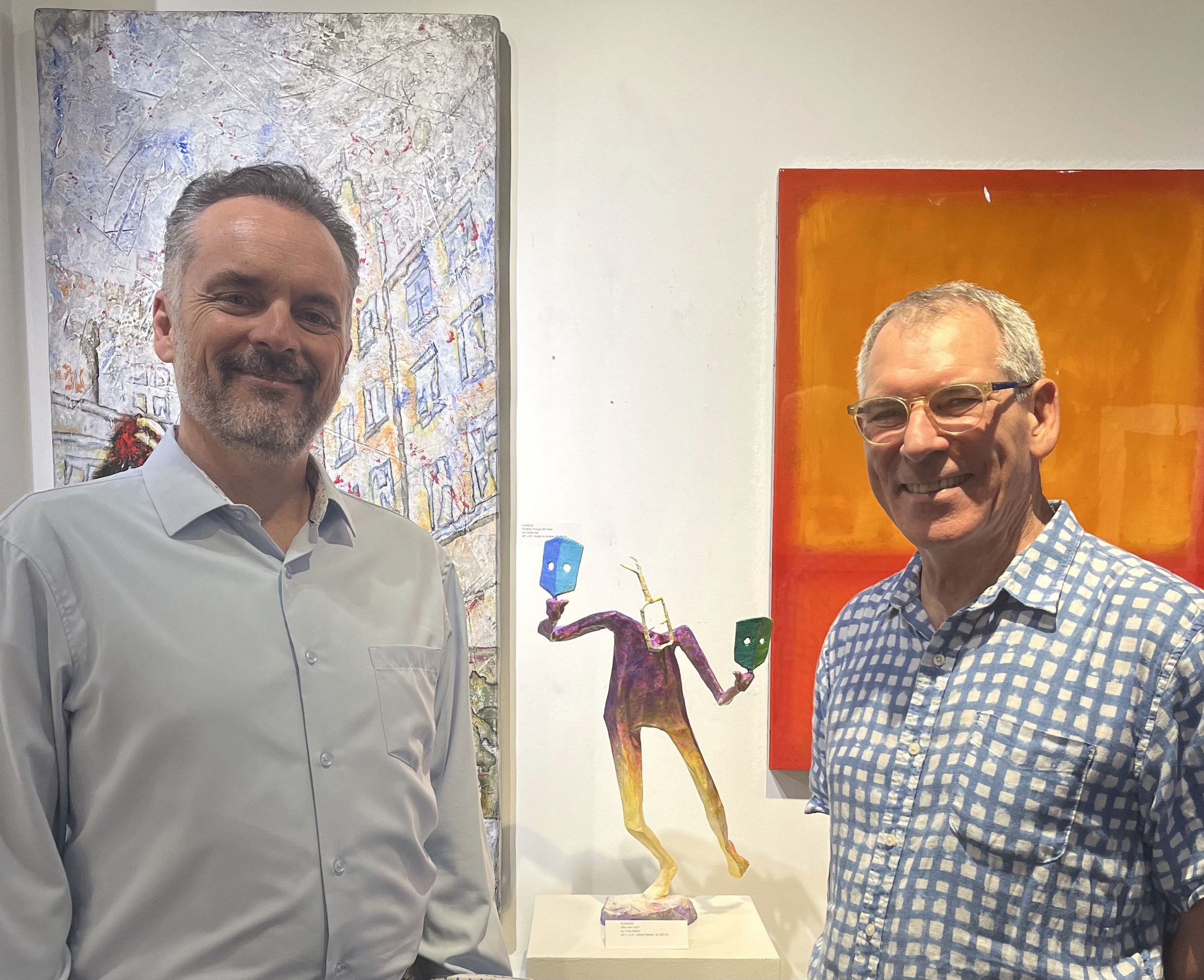 Jason Horjs and Chas Martin at Xanadu Gallery, Scottsdale, AZ