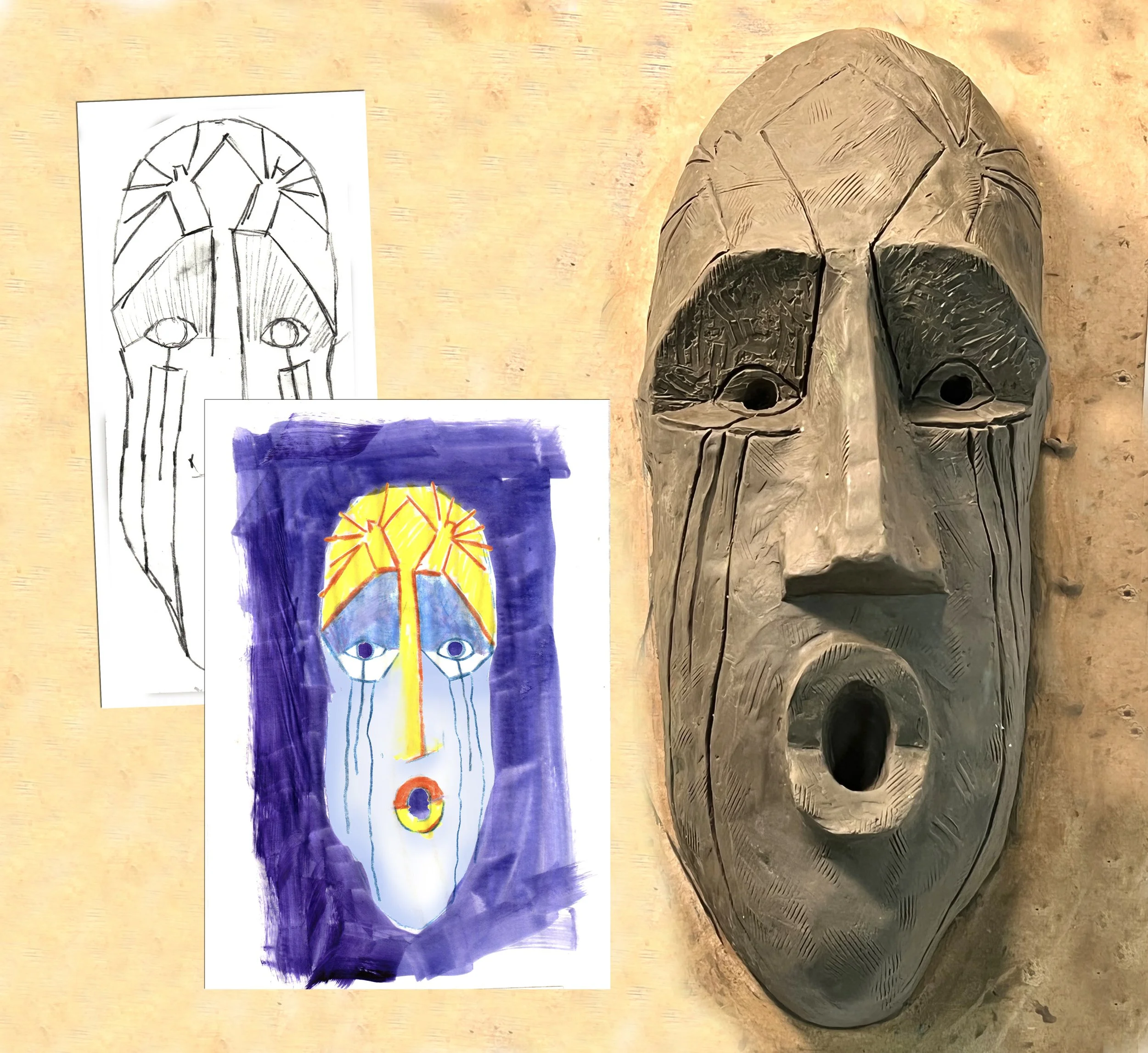 Dell'Arte International annual Prize of Hope Award is a commissioned mask