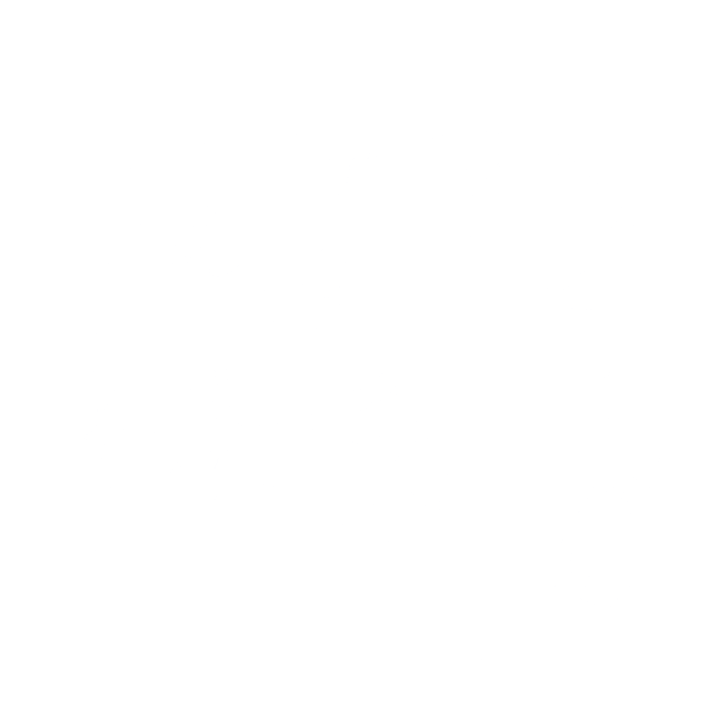 Outline drawing of a person with long hair wearing a blazer with rolled-up sleeves, clasping hands together on a desk or table.