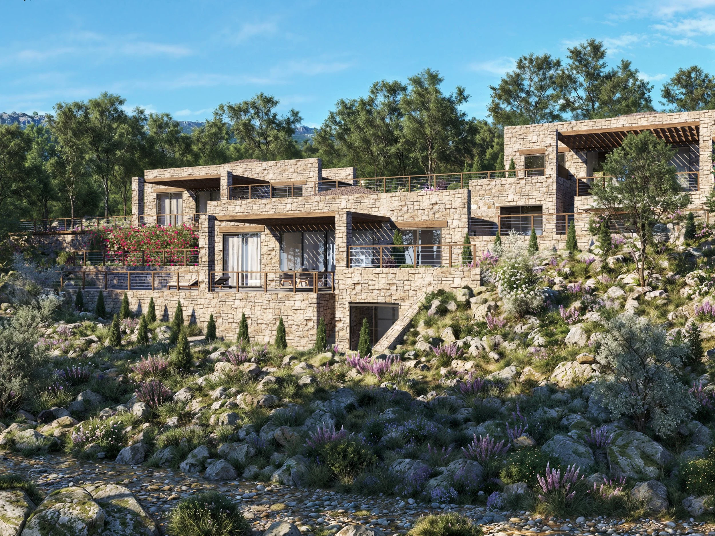 Hillside Stone Villas, Greece