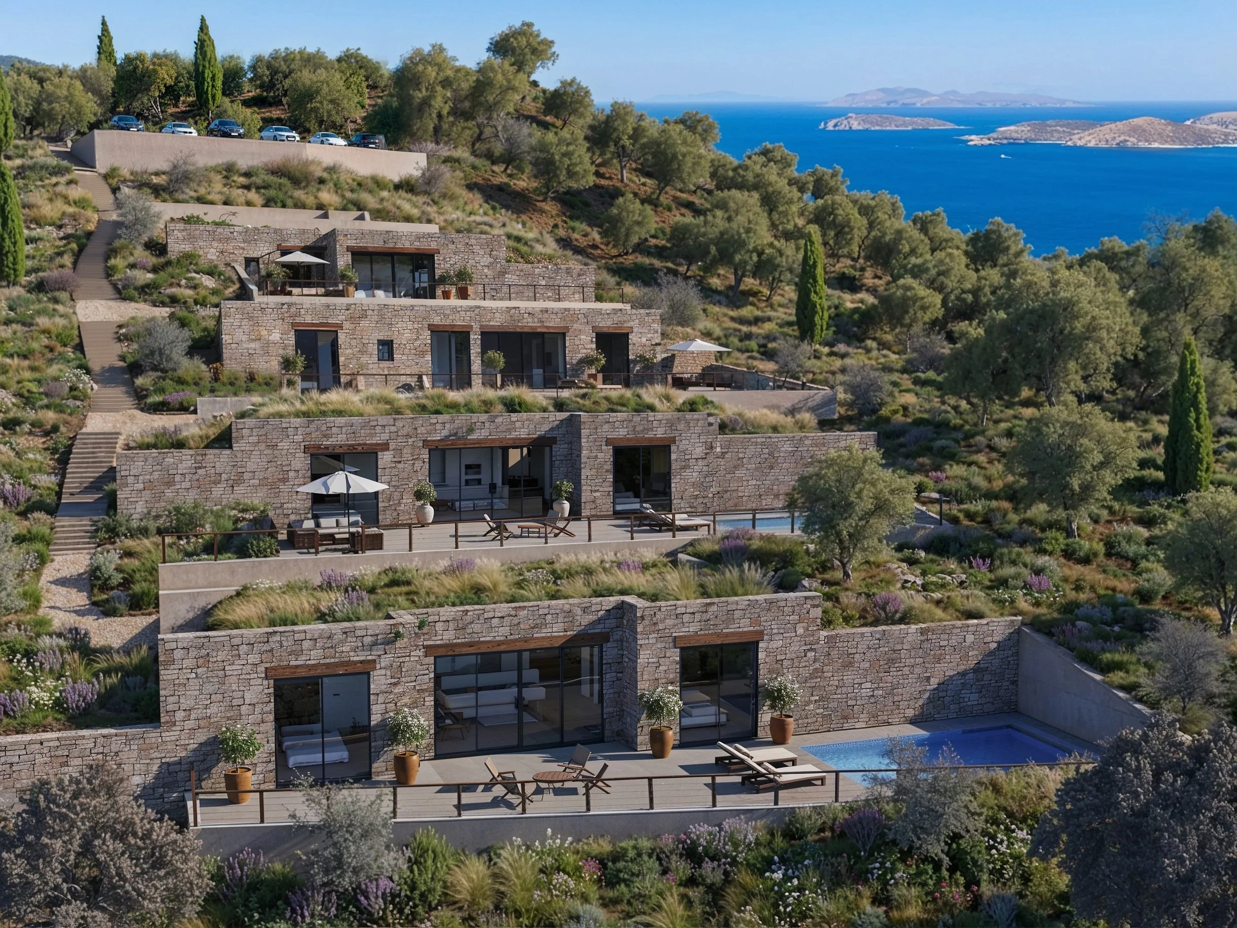 Sami Yposkafo Villas, Greece