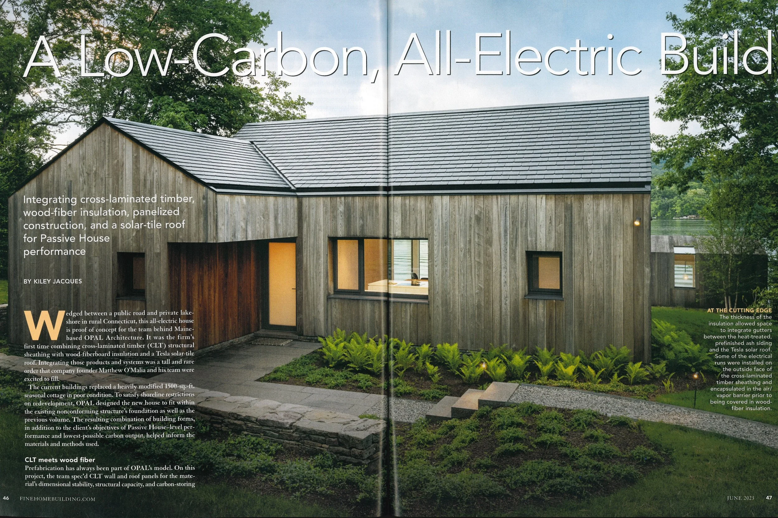 2023 June  |  Fine Homebuilding  |  All Wood, All the Time