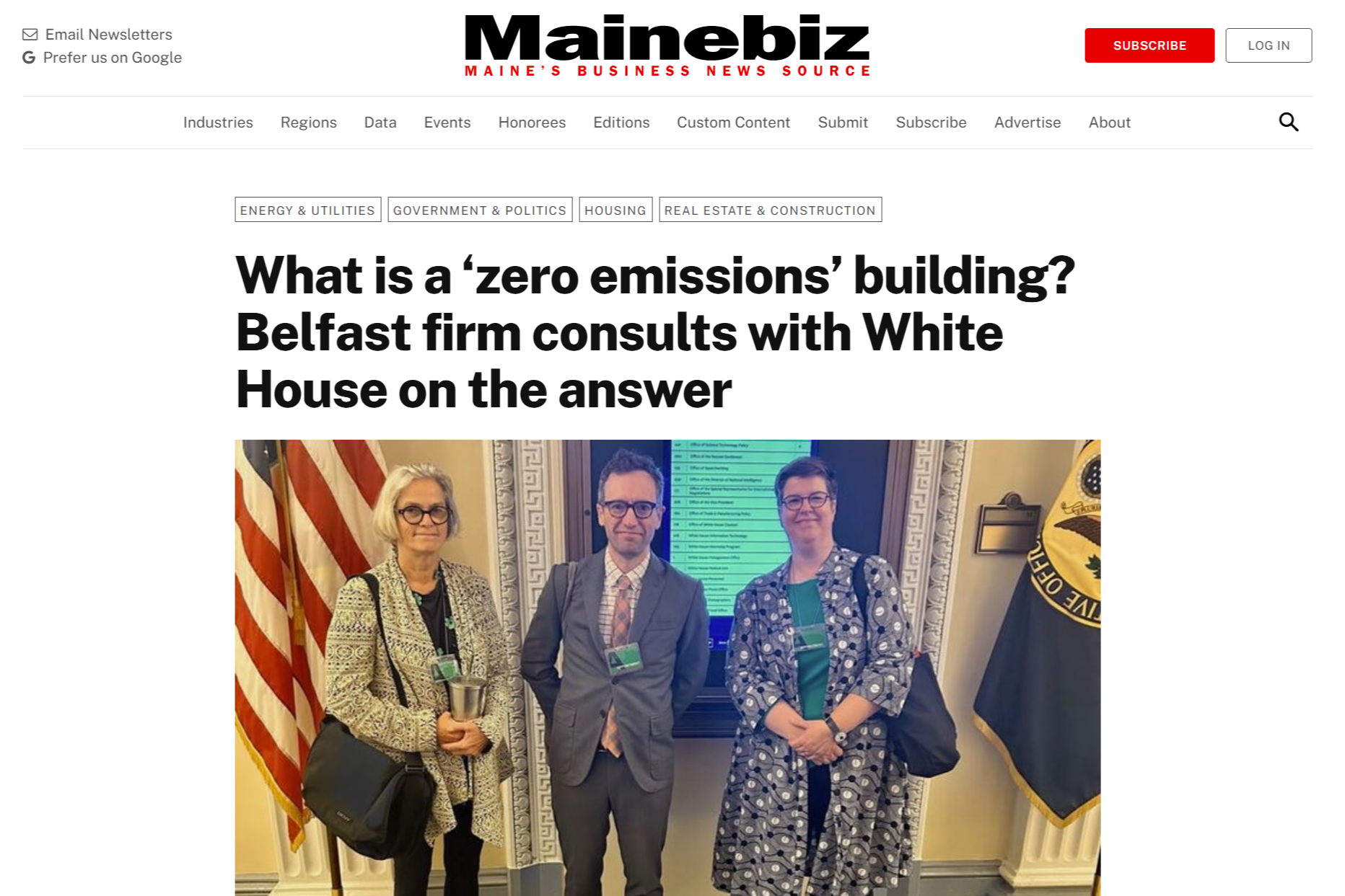 2023 October  |  Mainebiz  |  OPAL in DC