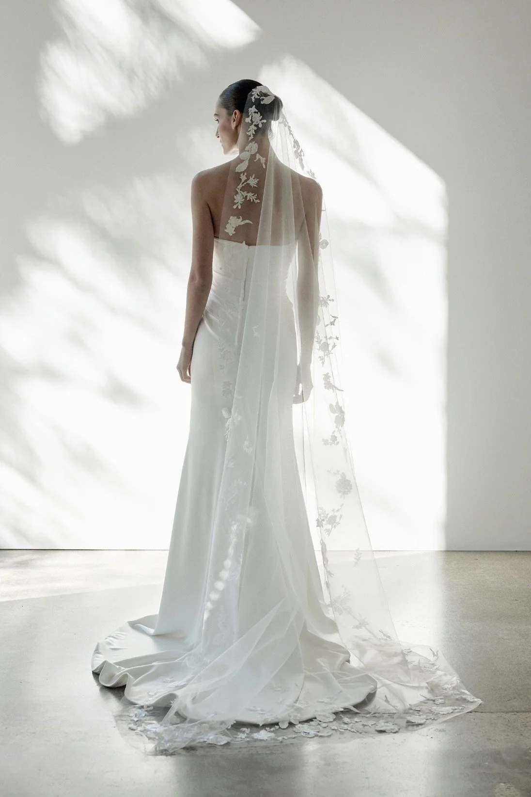 model in a wedding dress