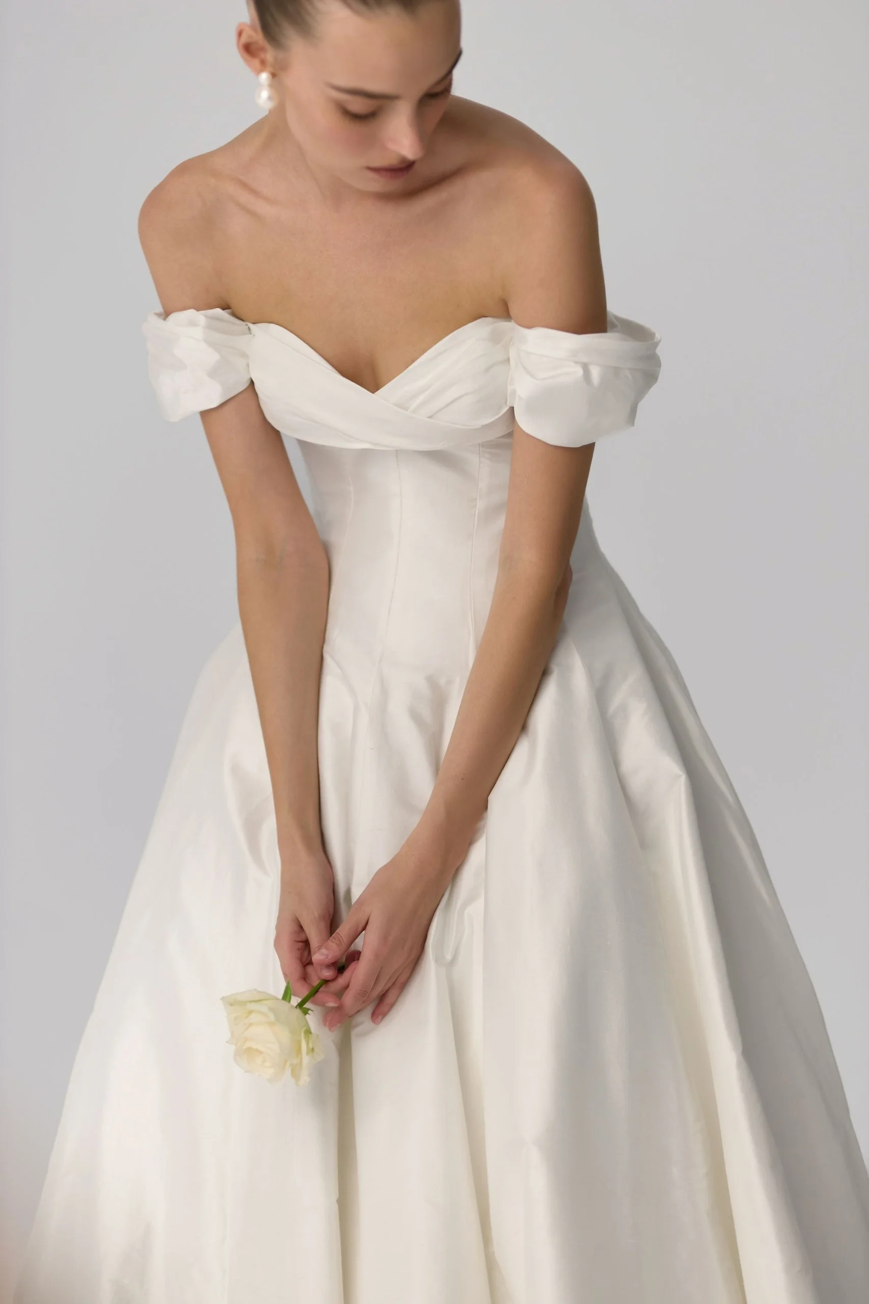model in a wedding dress