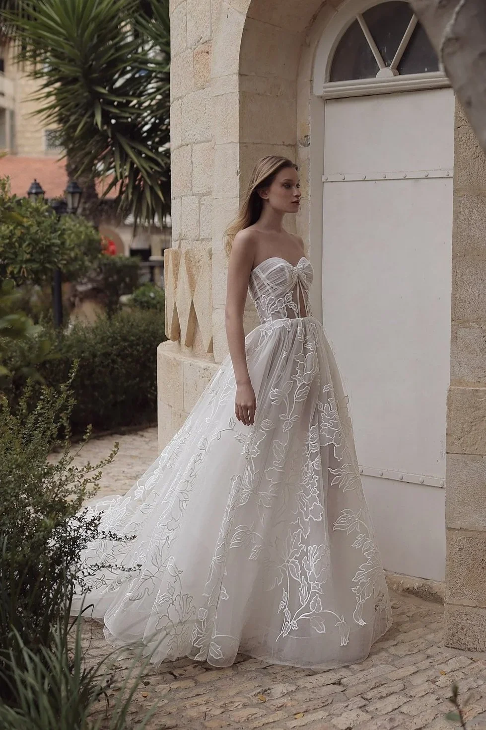 model in a wedding dress