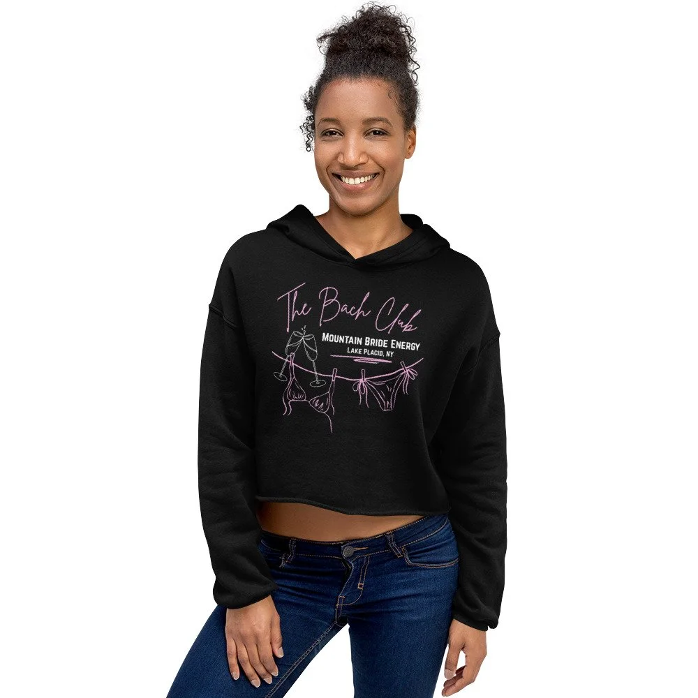 “The Bach Club “ Limited Drop | Lake Placid Crop Top Hoodie