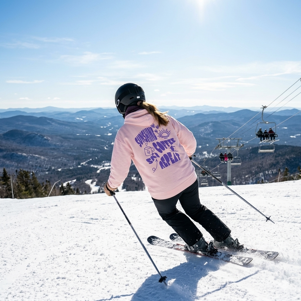 Sunshine Coffee Ski Repeat- Designed for the locals, but loved by the visitors.