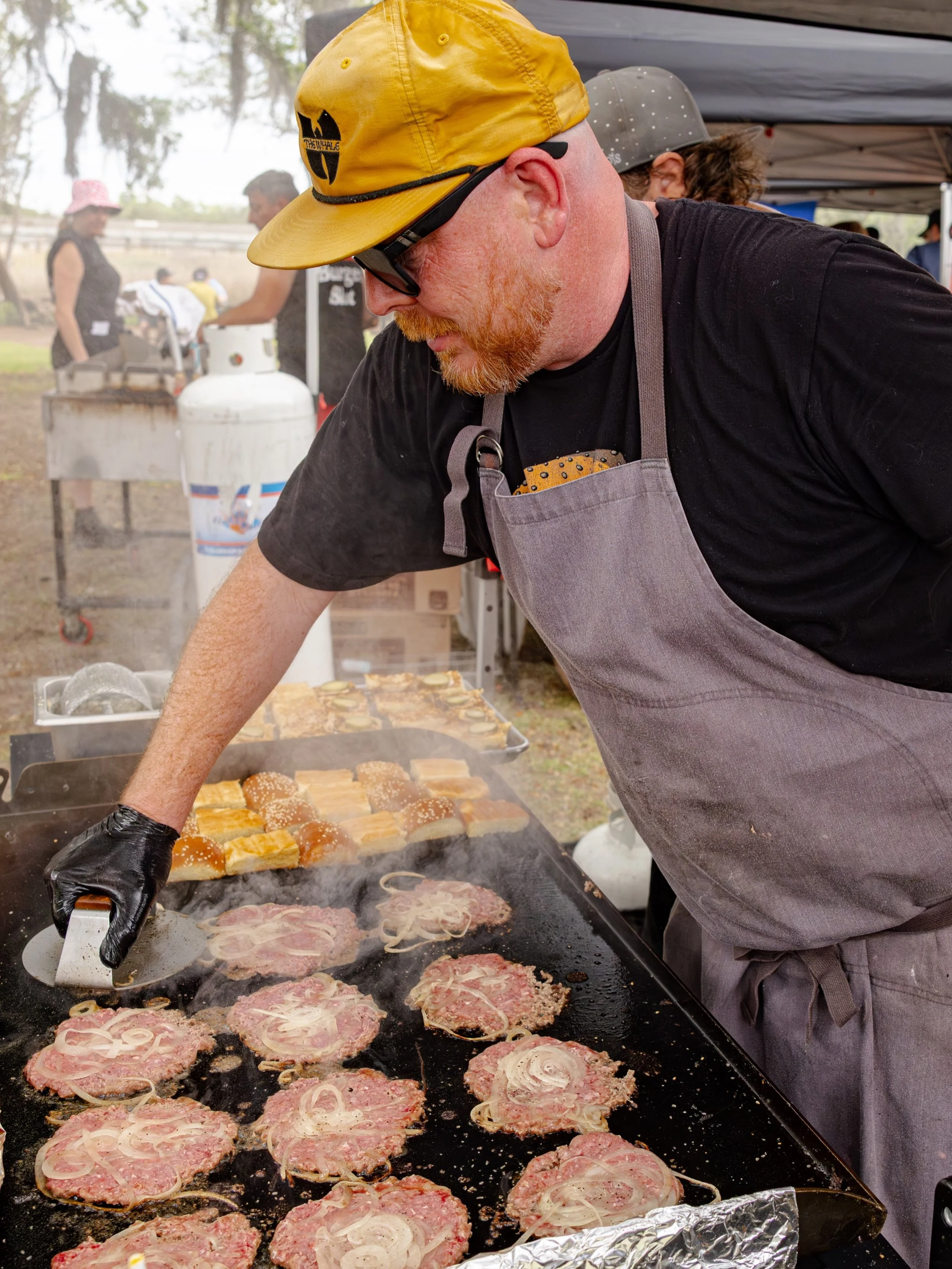 5th Annual BURGER BATTLE 2026 at Holy City Brewing | Judges Champion @black_out_burger with their Classic &amp; Delicious Oklahoma Smash Burger! 🍔 🥇 

📸 @kodacreative_

#CHSEats #CHSDrinks #charlestonsc #chsfoodie #burger