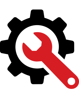 Icon of a red wrench.