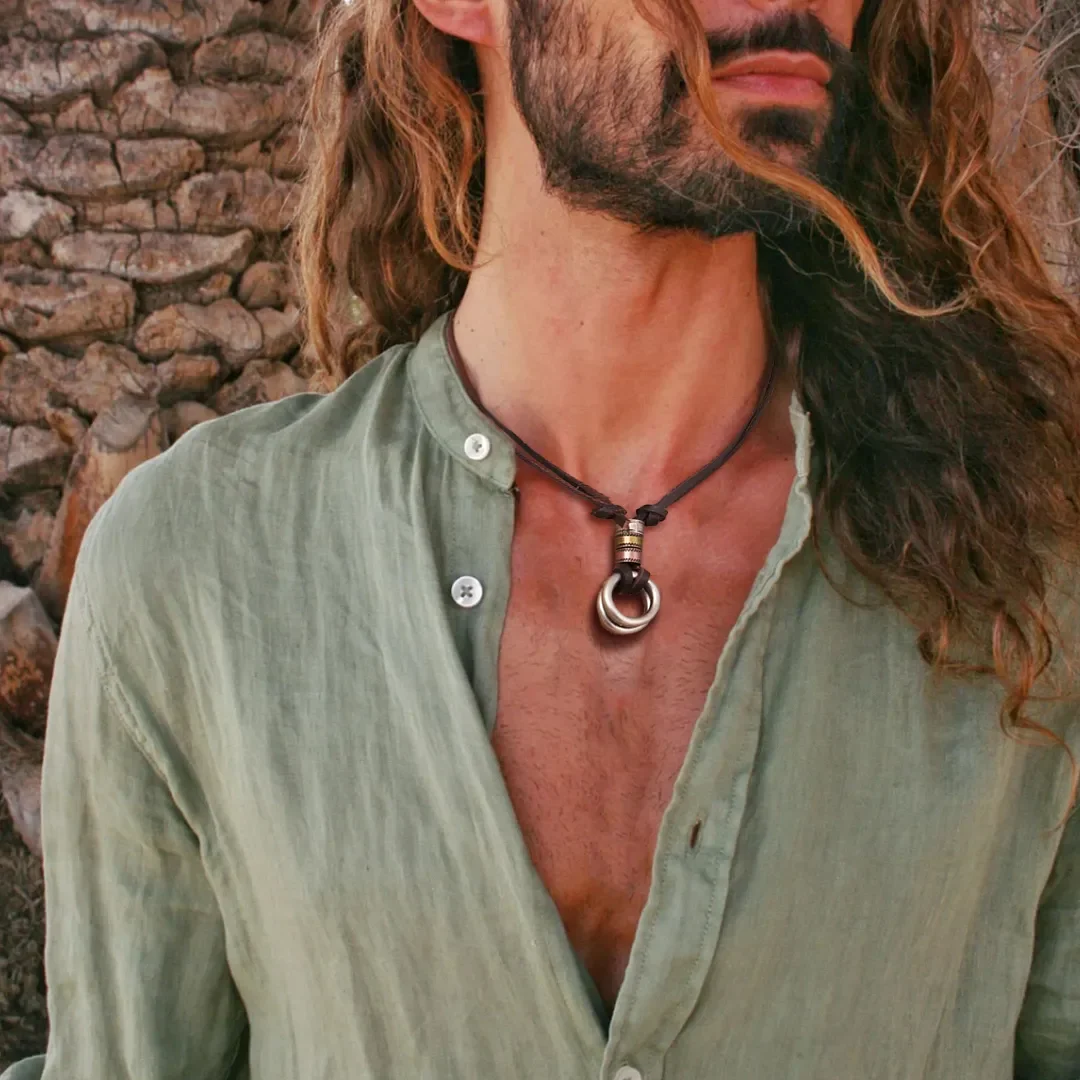 LEATHER NECKLACE