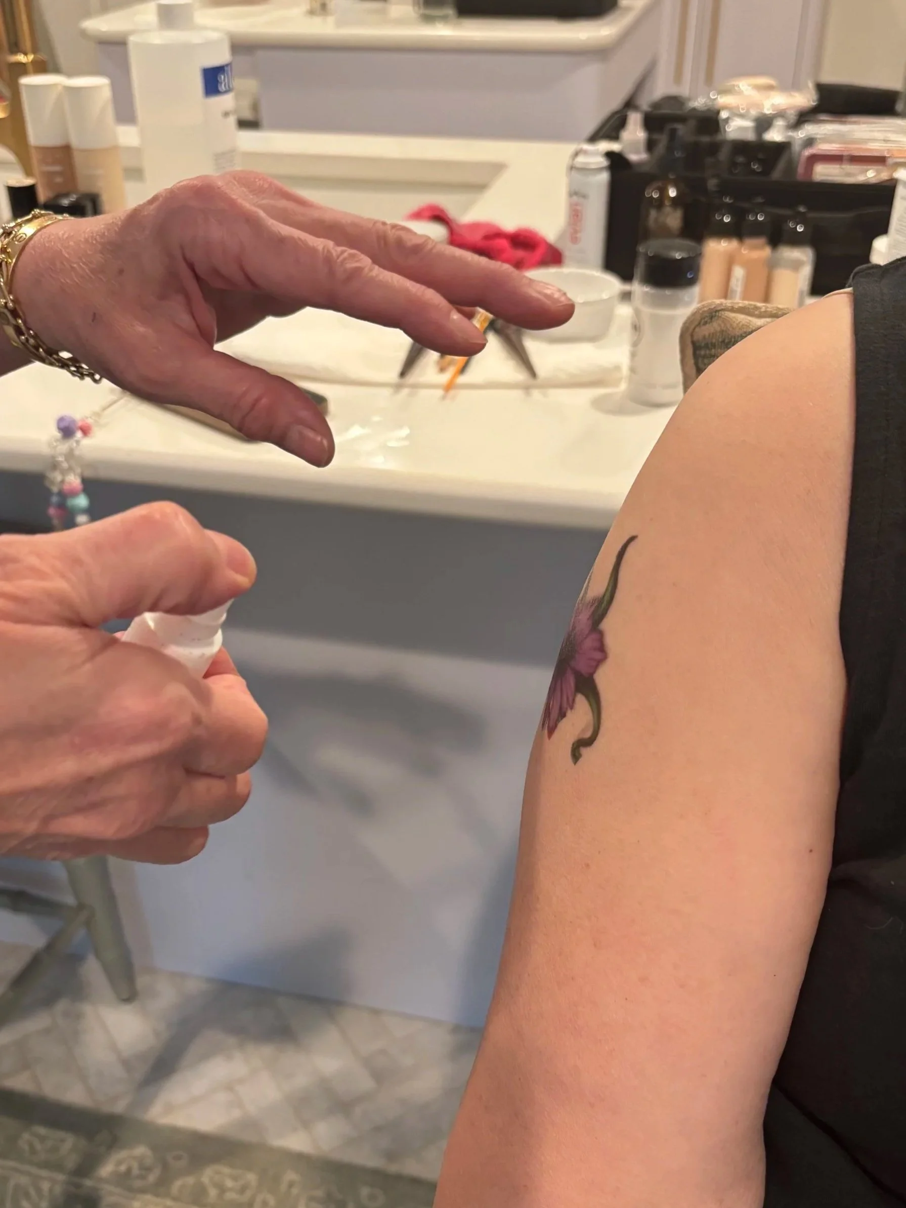PROCESS: Tattoos - Application