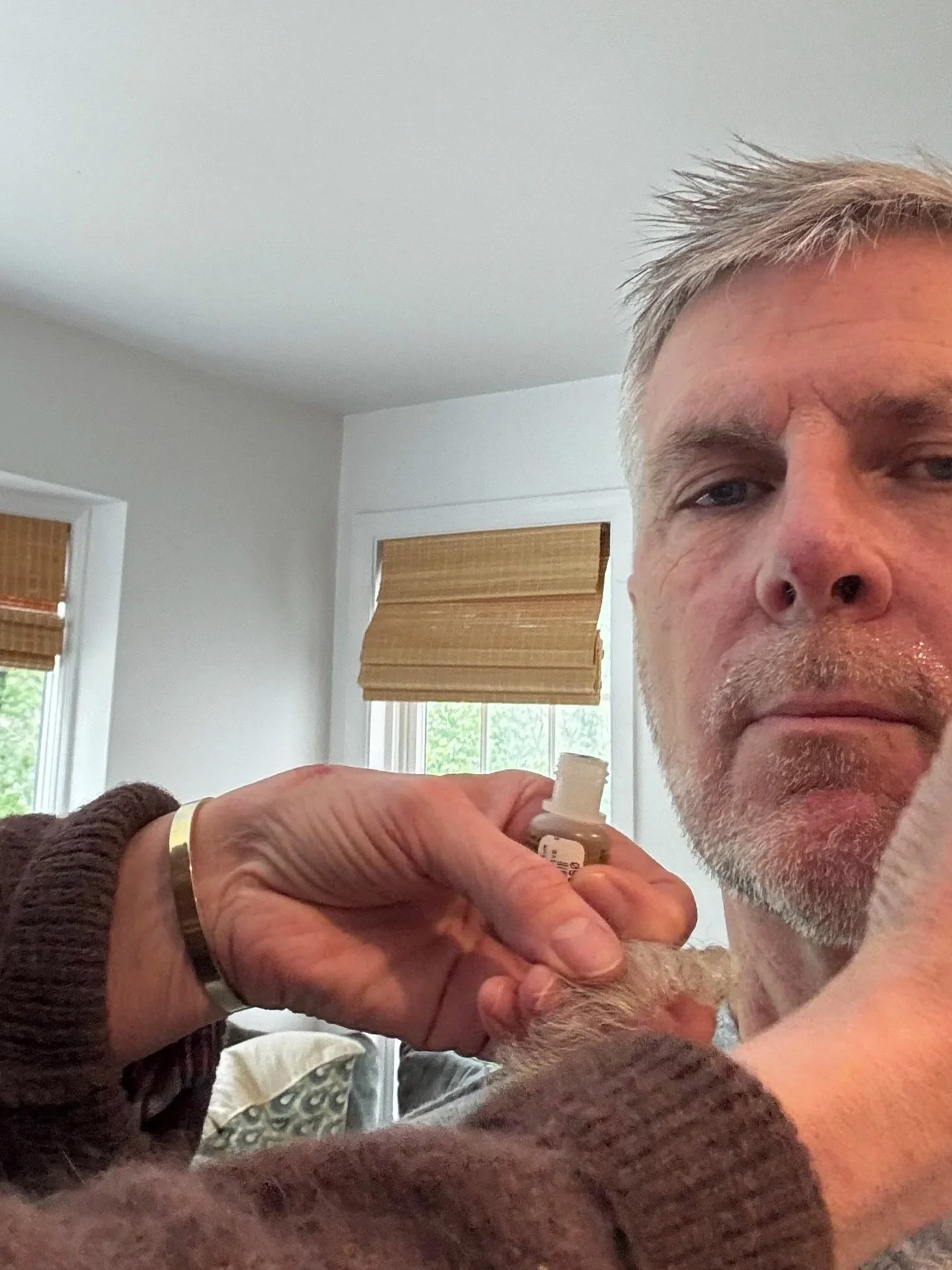 PROCESS: Facial Hair - Lace Piece Application