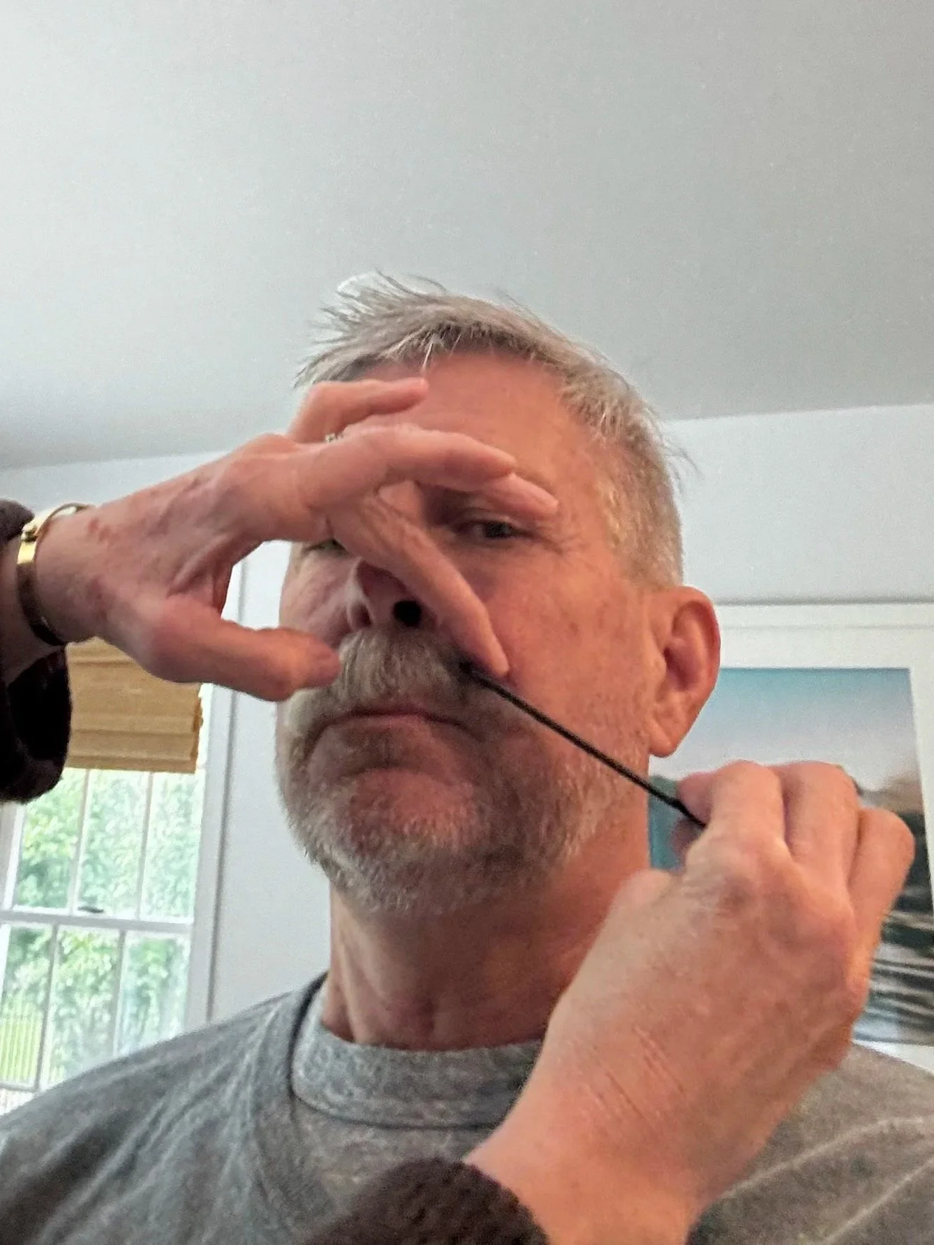 PROCESS: Facial Hair - Lace Piece Application