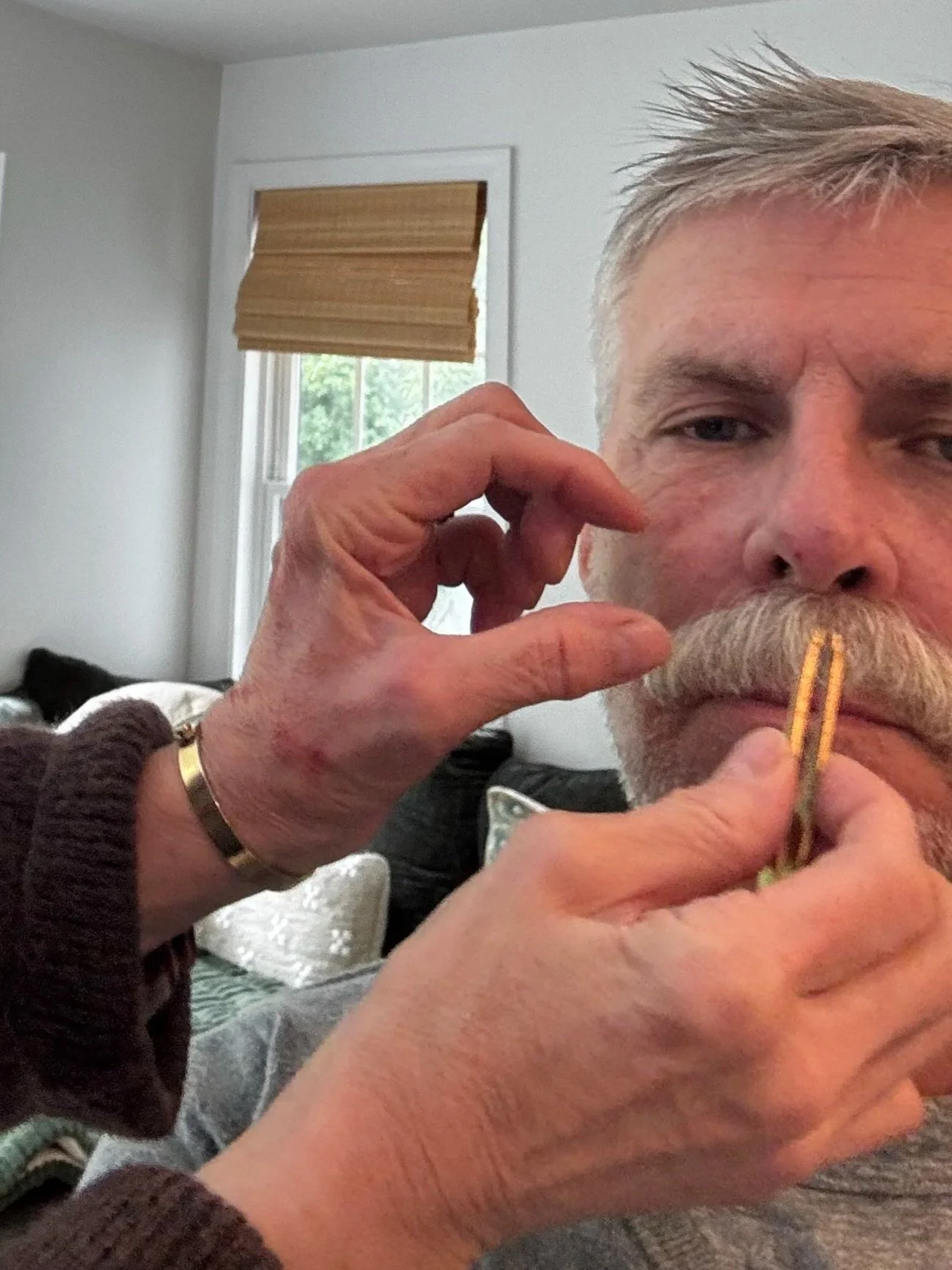 PROCESS: Facial Hair - Lace Piece Application