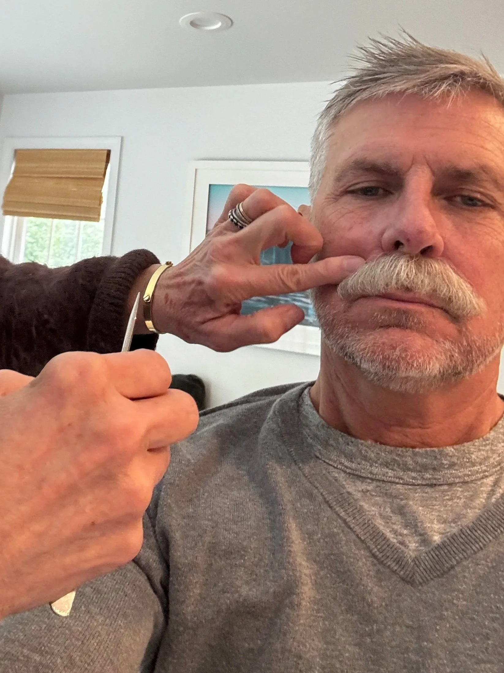 PROCESS: Facial Hair - Lace Piece Application