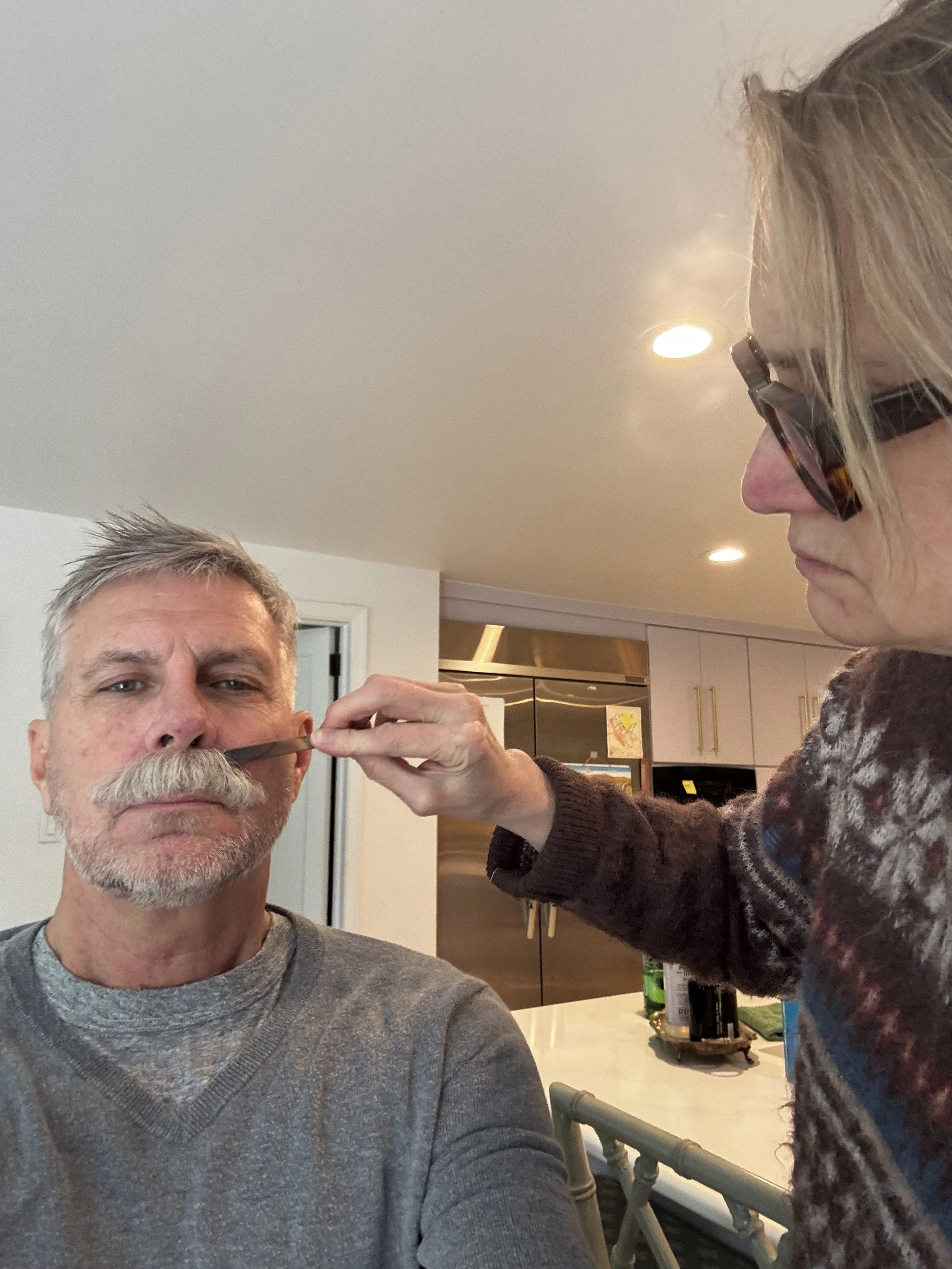 PROCESS: Facial Hair - Lace Piece Application