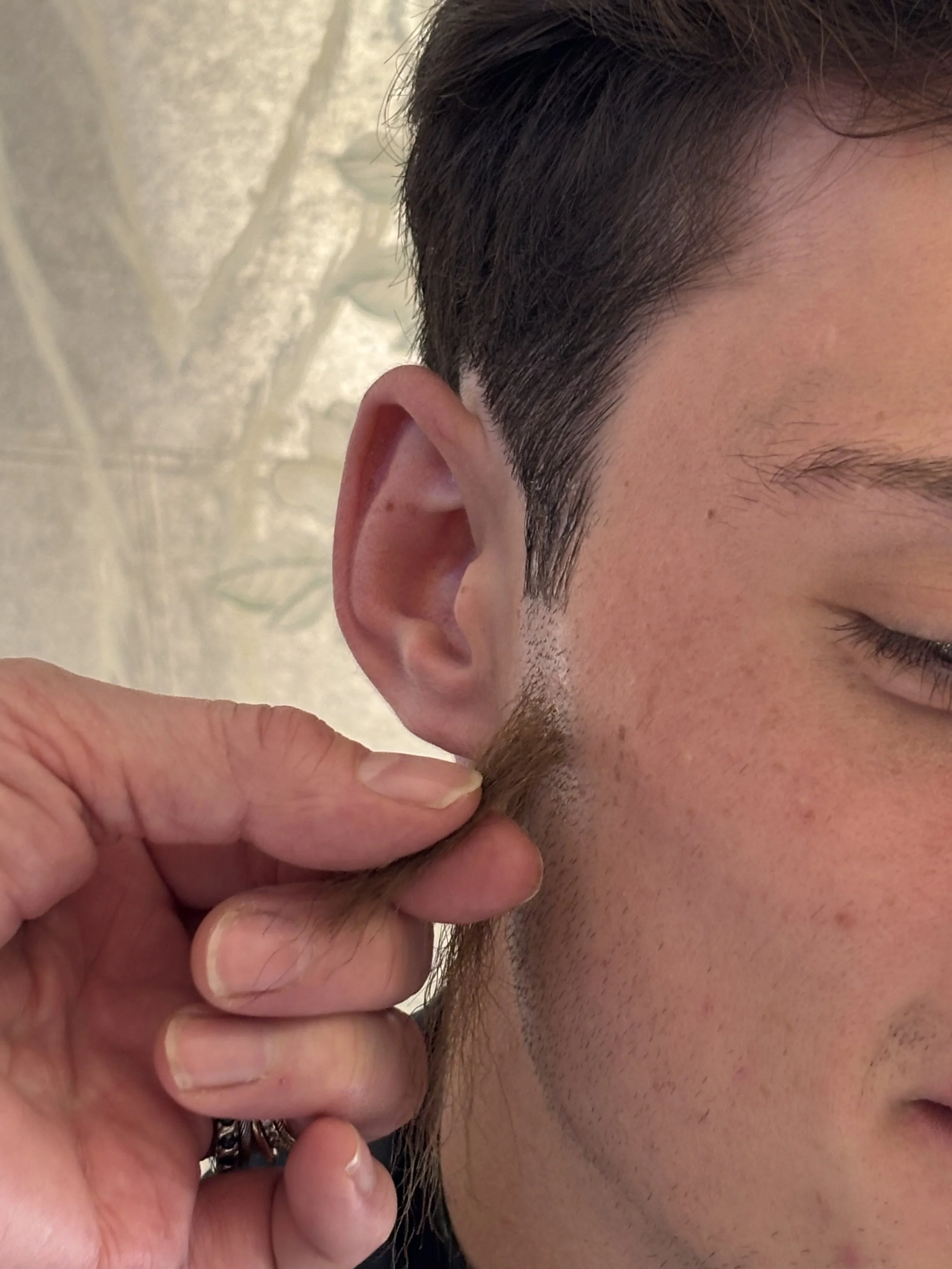 PROCESS: Facial Hair - Hand-Laid Facial Hair