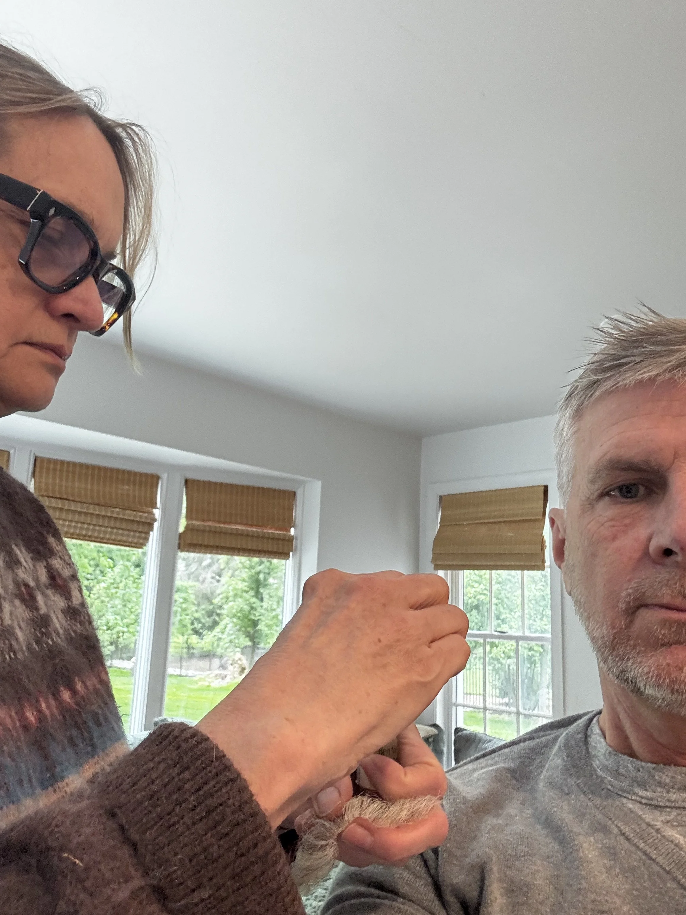 PROCESS: Facial Hair - Lace Piece Application