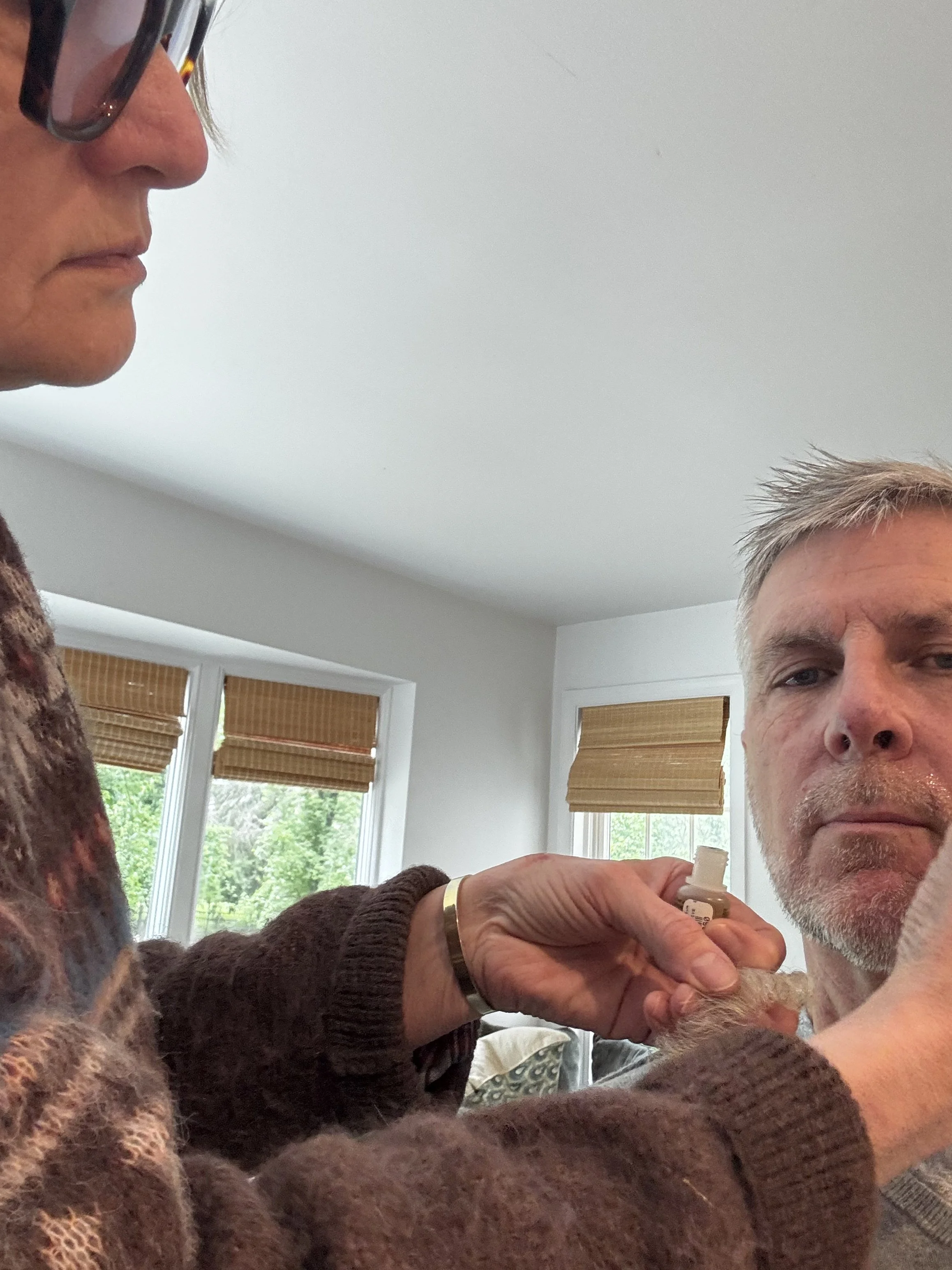 PROCESS: Facial Hair - Lace Piece Application