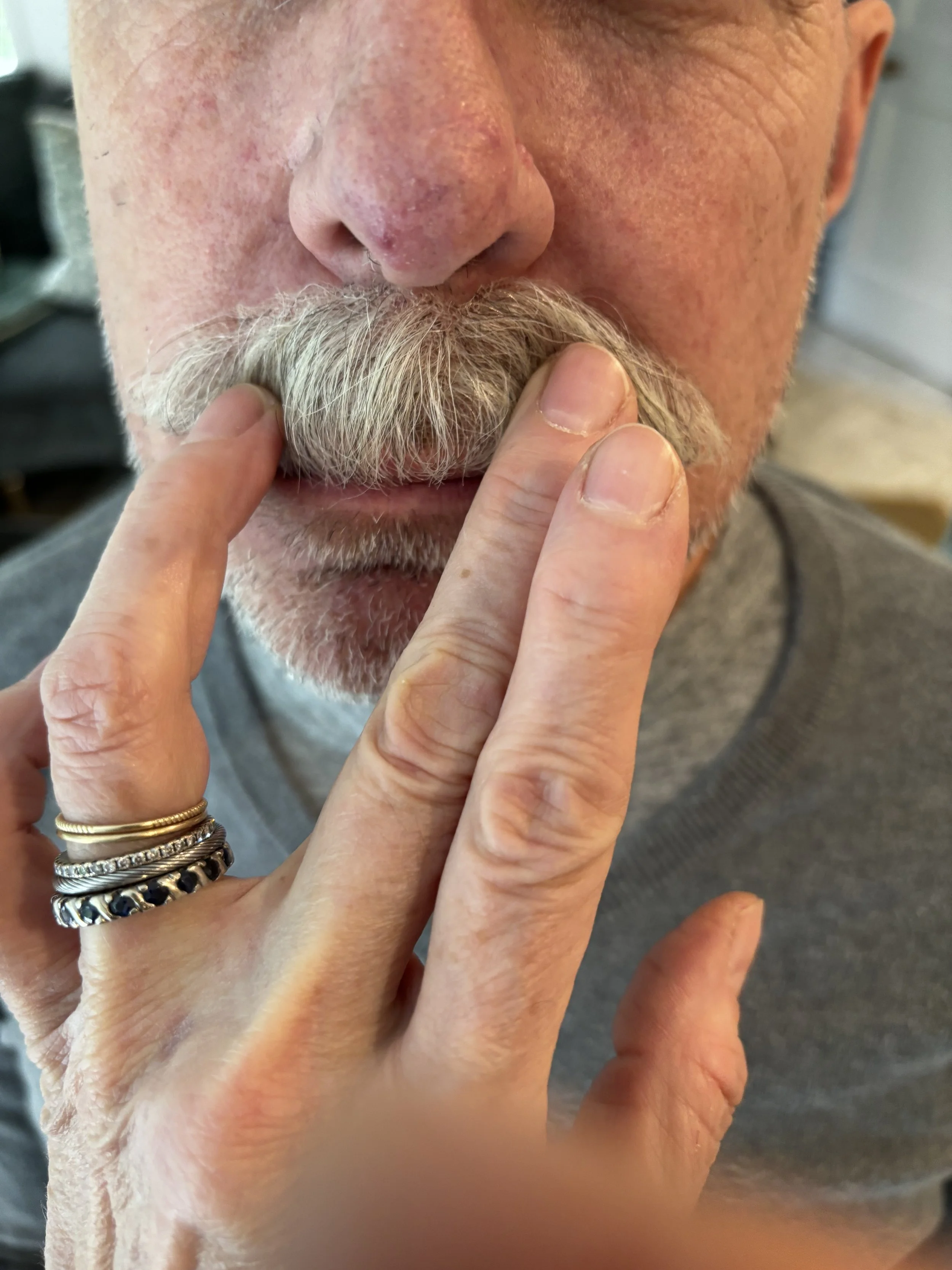 PROCESS: Facial Hair - Lace Piece Application