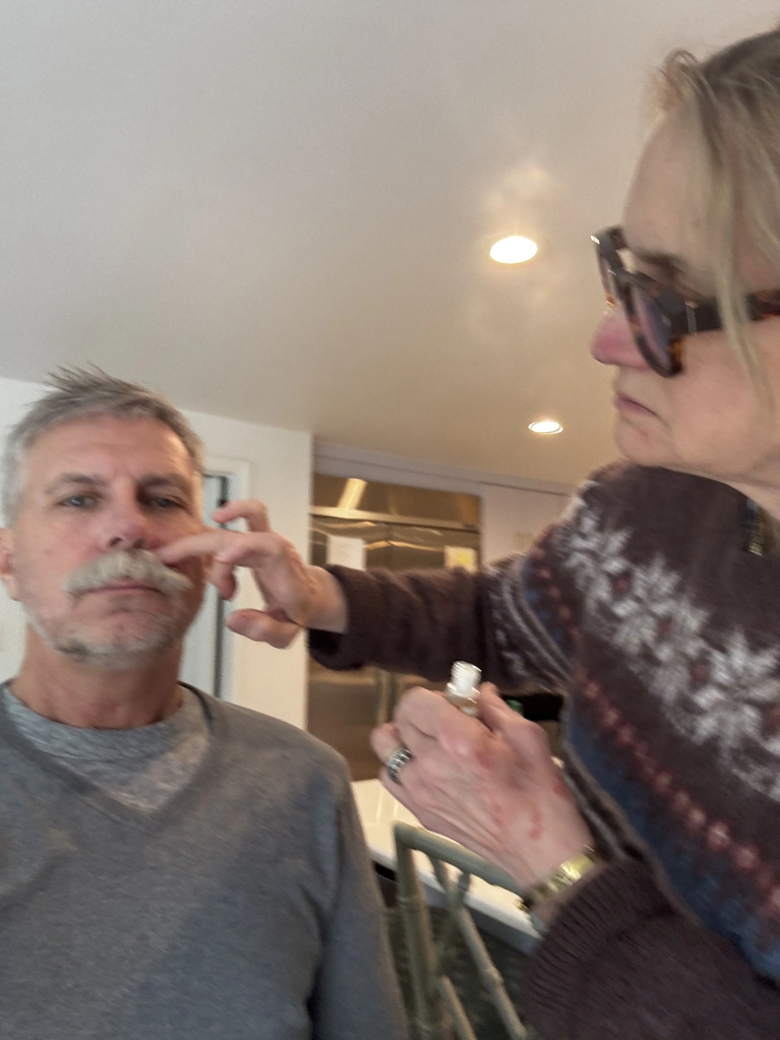 PROCESS: Facial Hair - Lace Piece Application