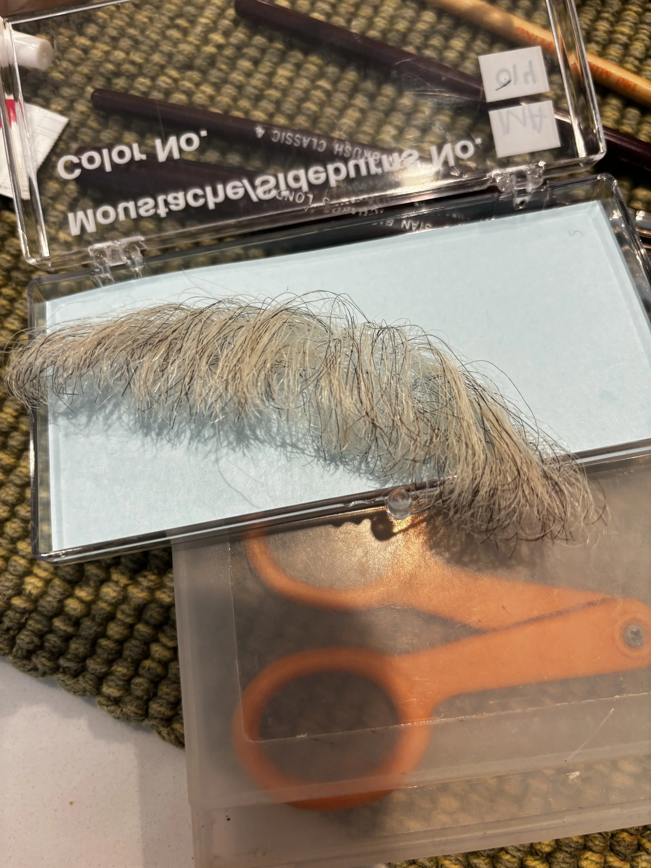 PROCESS: Facial Hair - Lace Piece Application